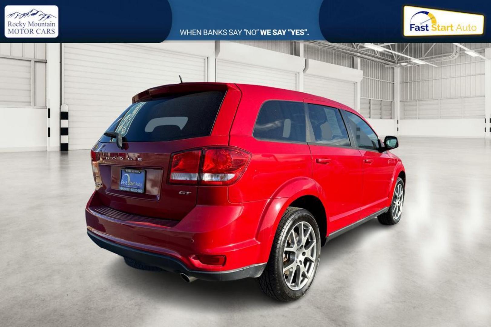 2017 Red Dodge Journey GT AWD (3C4PDDEG9HT) with an 3.6L V6 DOHC 24V engine, 6A transmission, located at 7755 State Street, Midvale, UT, 84047, (801) 753-9063, 40.610329, -111.892159 - Photo#2