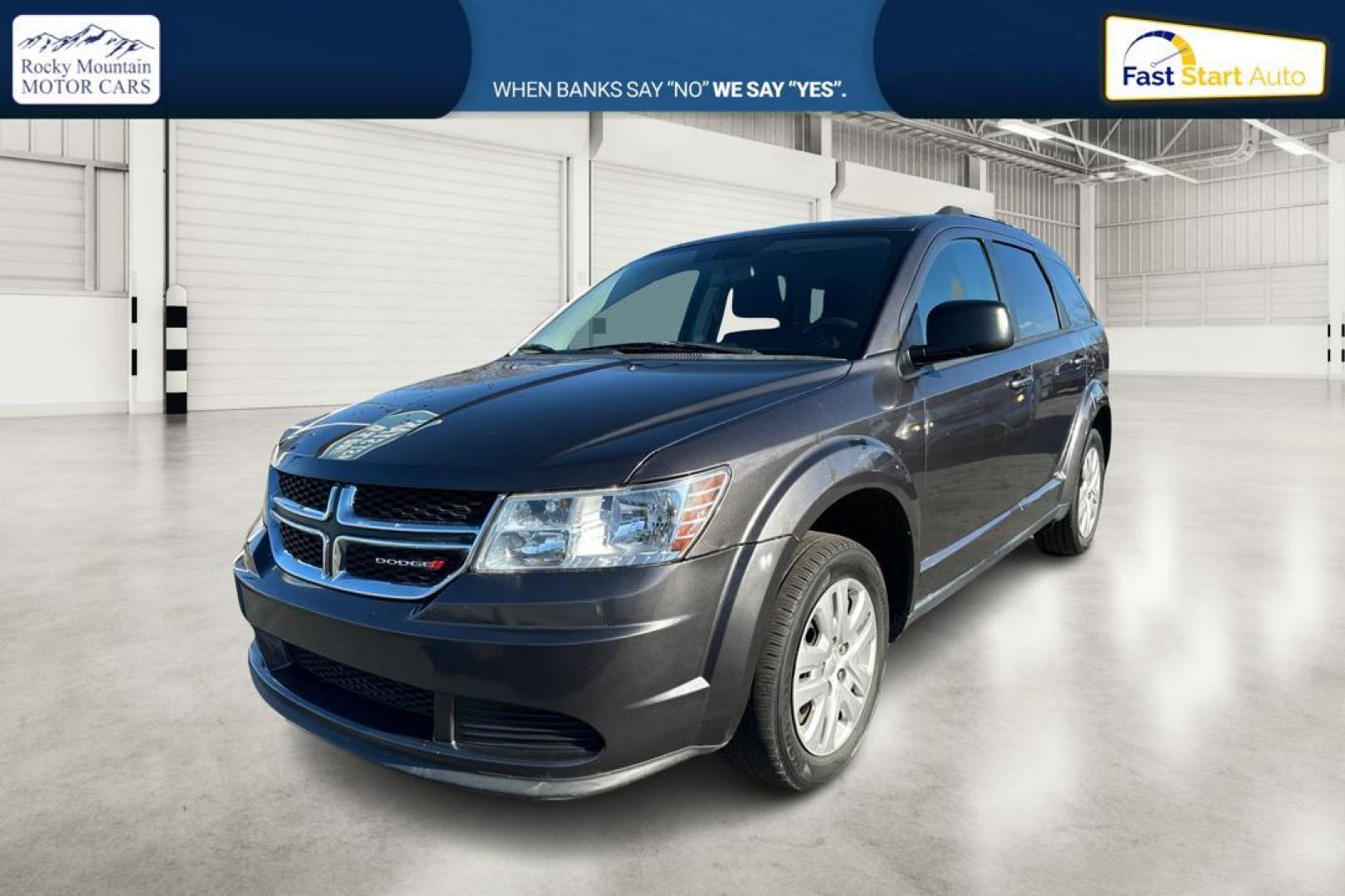 2017 Gray Dodge Journey SE (3C4PDCAB0HT) with an 2.4L L4 DOHC 16V engine, 4A transmission, located at 7755 State Street, Midvale, UT, 84047, (801) 753-9063, 40.610329, -111.892159 - Photo#8