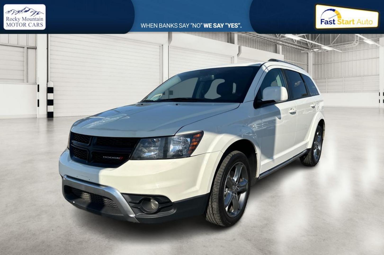 2017 White Dodge Journey Crossroad Plus FWD (3C4PDCGG5HT) with an 3.6L V6 DOHC 24V engine, 4A transmission, located at 767 S State Road, Pleasant Grove, UT, 84062, (801) 785-1058, 40.354839, -111.736687 - Photo#8