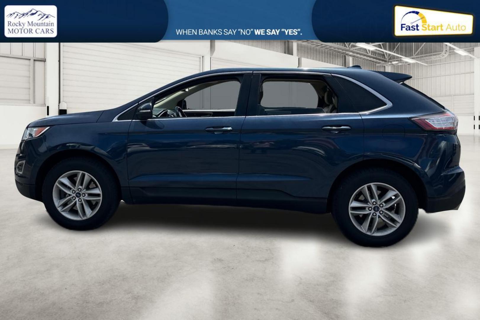 2017 Blue Ford Edge SEL AWD (2FMPK4J94HB) with an 2.0L L4 DOHC 16V engine, 6A transmission, located at 344 S Washington Blvd, Ogden, UT, 84404, (801) 399-1799, 41.255482, -111.970848 - Photo#5