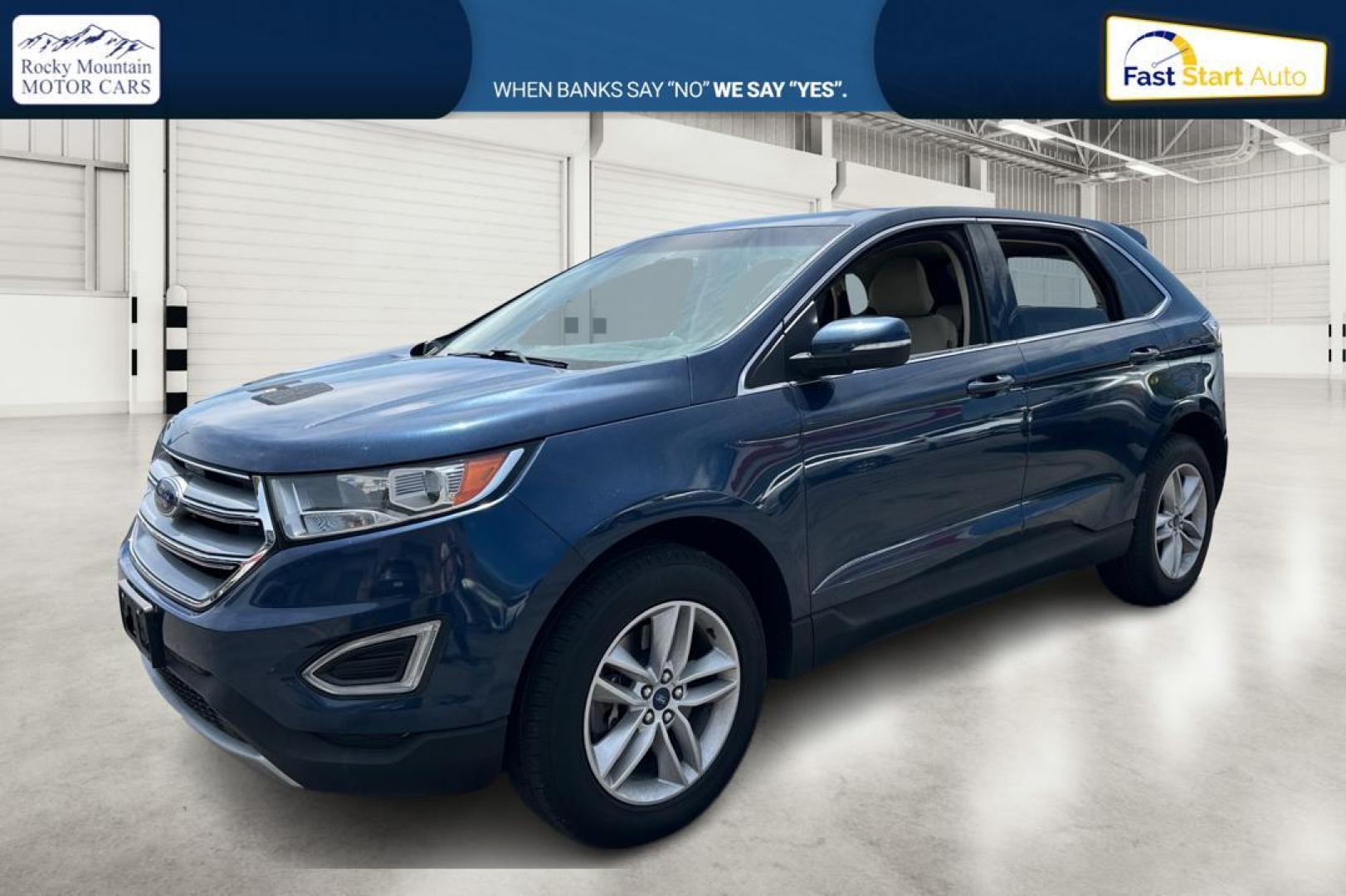 2017 Blue Ford Edge SEL AWD (2FMPK4J94HB) with an 2.0L L4 DOHC 16V engine, 6A transmission, located at 344 S Washington Blvd, Ogden, UT, 84404, (801) 399-1799, 41.255482, -111.970848 - Photo#6