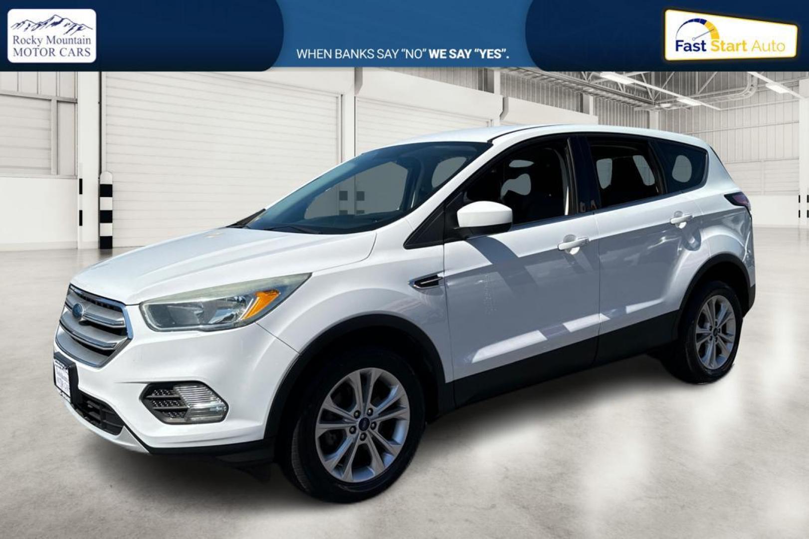 2017 White Ford Escape SE FWD (1FMCU0GDXHU) with an 1.5L L4 DOHC 16V engine, 6A transmission, located at 767 S State Road, Pleasant Grove, UT, 84062, (801) 785-1058, 40.354839, -111.736687 - Photo#6