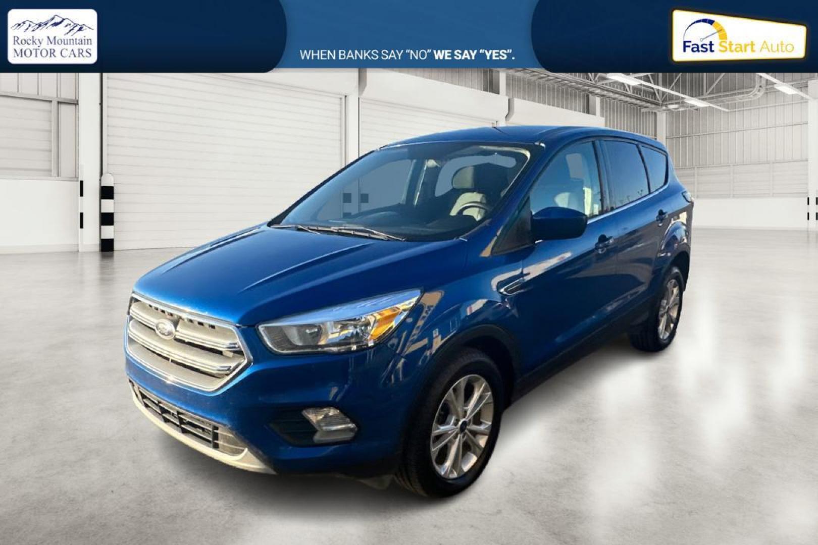 2017 Blue Ford Escape SE FWD (1FMCU0GD9HU) with an 1.5L L4 DOHC 16V engine, 6A transmission, located at 7755 State Street, Midvale, UT, 84047, (801) 753-9063, 40.610329, -111.892159 - Photo#6