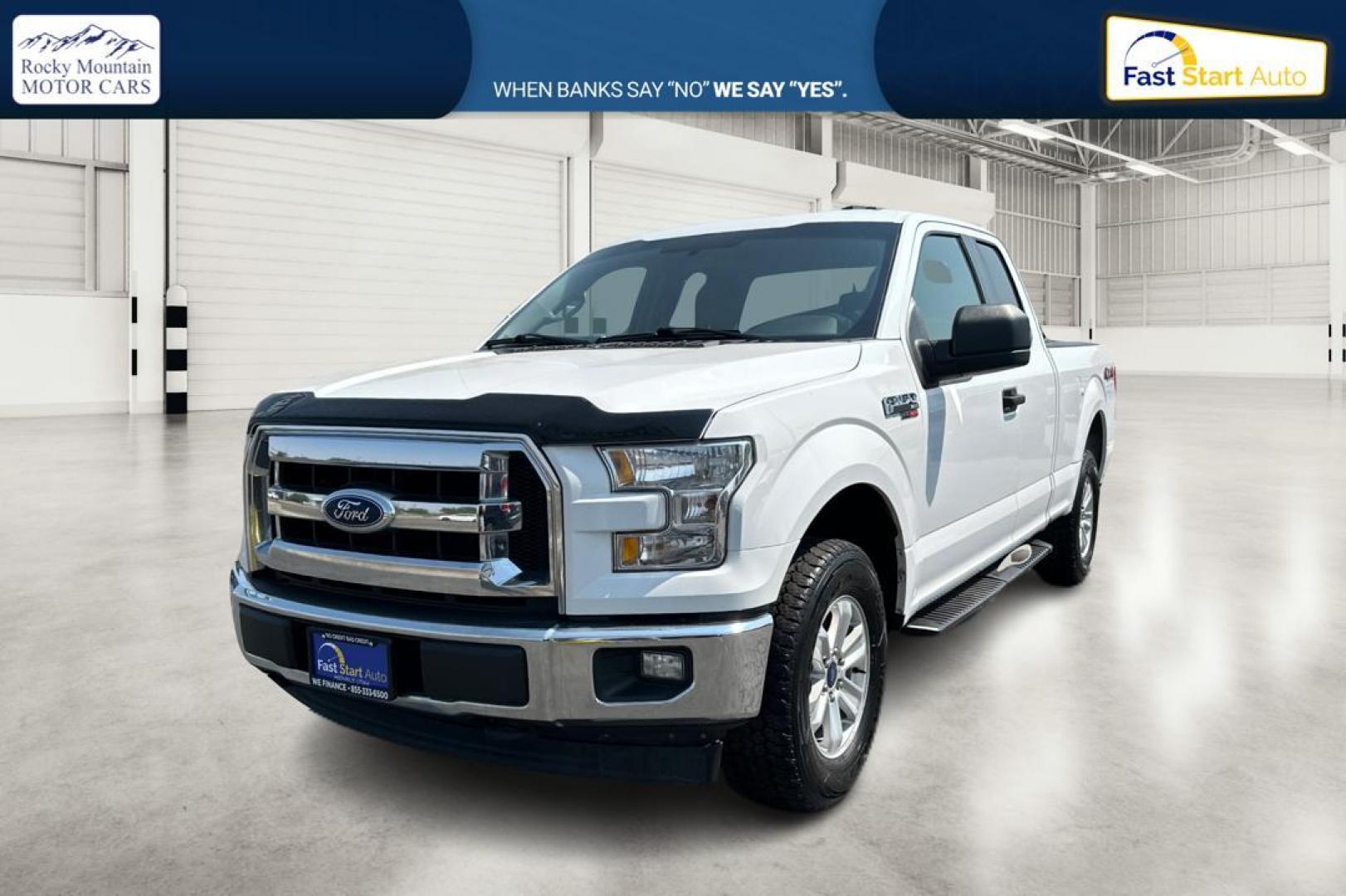 2017 White Ford F-150 Lariat SuperCab 8-ft. 4WD (1FTFX1EFXHF) with an 5.0L V8 engine, 6A transmission, located at 7755 State Street, Midvale, UT, 84047, (801) 753-9063, 40.610329, -111.892159 - Photo#8