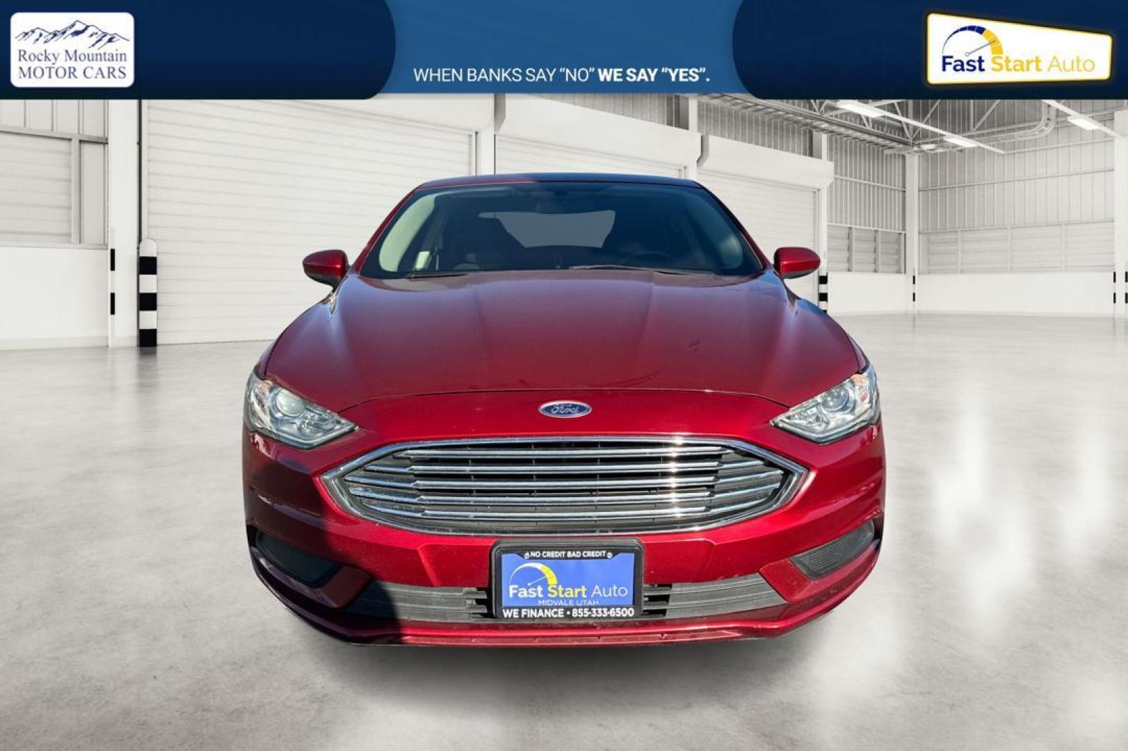 2017 Red Ford Fusion SE (3FA6P0H79HR) with an 2.5L L4 DOHC 16V engine, 6A transmission, located at 7755 State Street, Midvale, UT, 84047, (801) 753-9063, 40.610329, -111.892159 - Photo#9