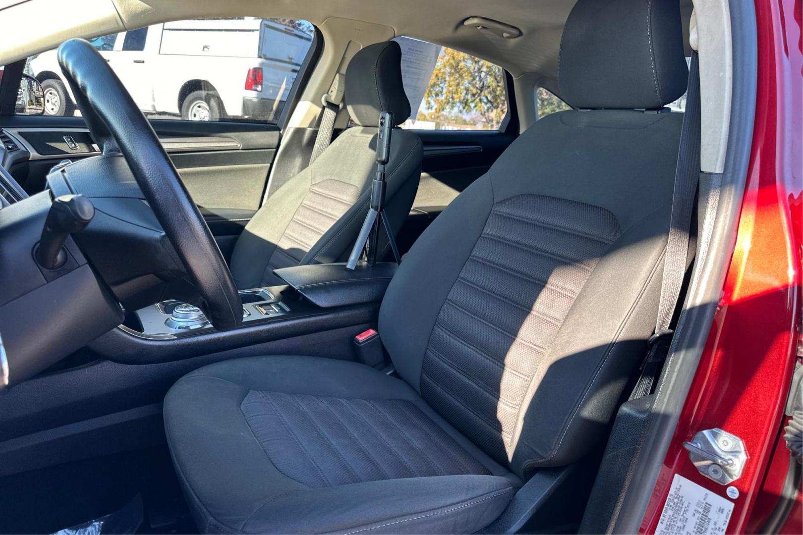 2017 Red Ford Fusion SE (3FA6P0H79HR) with an 2.5L L4 DOHC 16V engine, 6A transmission, located at 7755 State Street, Midvale, UT, 84047, (801) 753-9063, 40.610329, -111.892159 - Photo#14