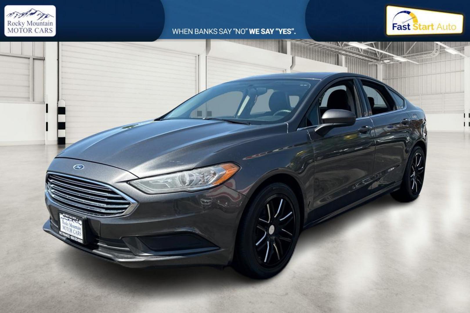 2017 Gray Ford Fusion SE (3FA6P0H76HR) with an 2.5L L4 DOHC 16V engine, 6A transmission, located at 7755 State Street, Midvale, UT, 84047, (801) 753-9063, 40.610329, -111.892159 - Photo#6