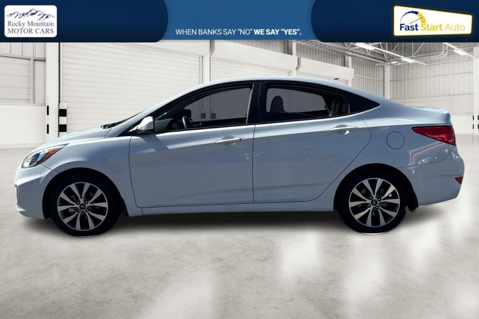 2017 White Hyundai Accent SE 4-Door 6M (KMHCT4AE6HU) with an 1.6L L4 DOHC 16V engine, 6M transmission, located at 767 S State Road, Pleasant Grove, UT, 84062, (801) 785-1058, 40.354839, -111.736687 - Photo#6