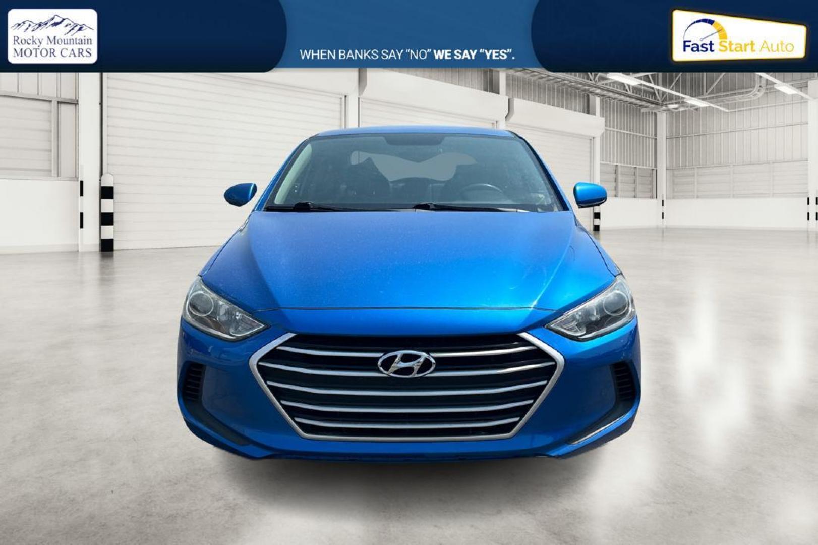 2017 Blue Hyundai Elantra Limited (5NPD84LF4HH) with an 1.8L L4 DOHC 16V engine, 6A transmission, located at 7755 State Street, Midvale, UT, 84047, (801) 753-9063, 40.610329, -111.892159 - Photo#7