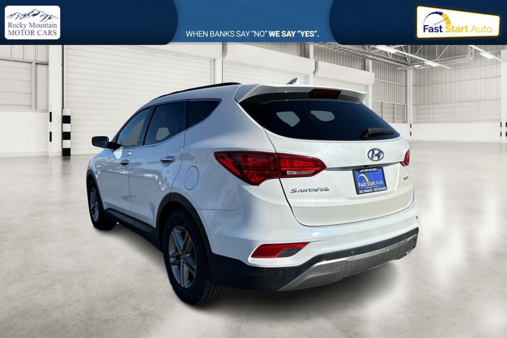 2017 White Hyundai Santa Fe Sport 2.4 FWD (5NMZU3LB2HH) with an 2.4L L4 DOHC 16V engine, 6A transmission, located at 7755 State Street, Midvale, UT, 84047, (801) 753-9063, 40.610329, -111.892159 - Photo#5