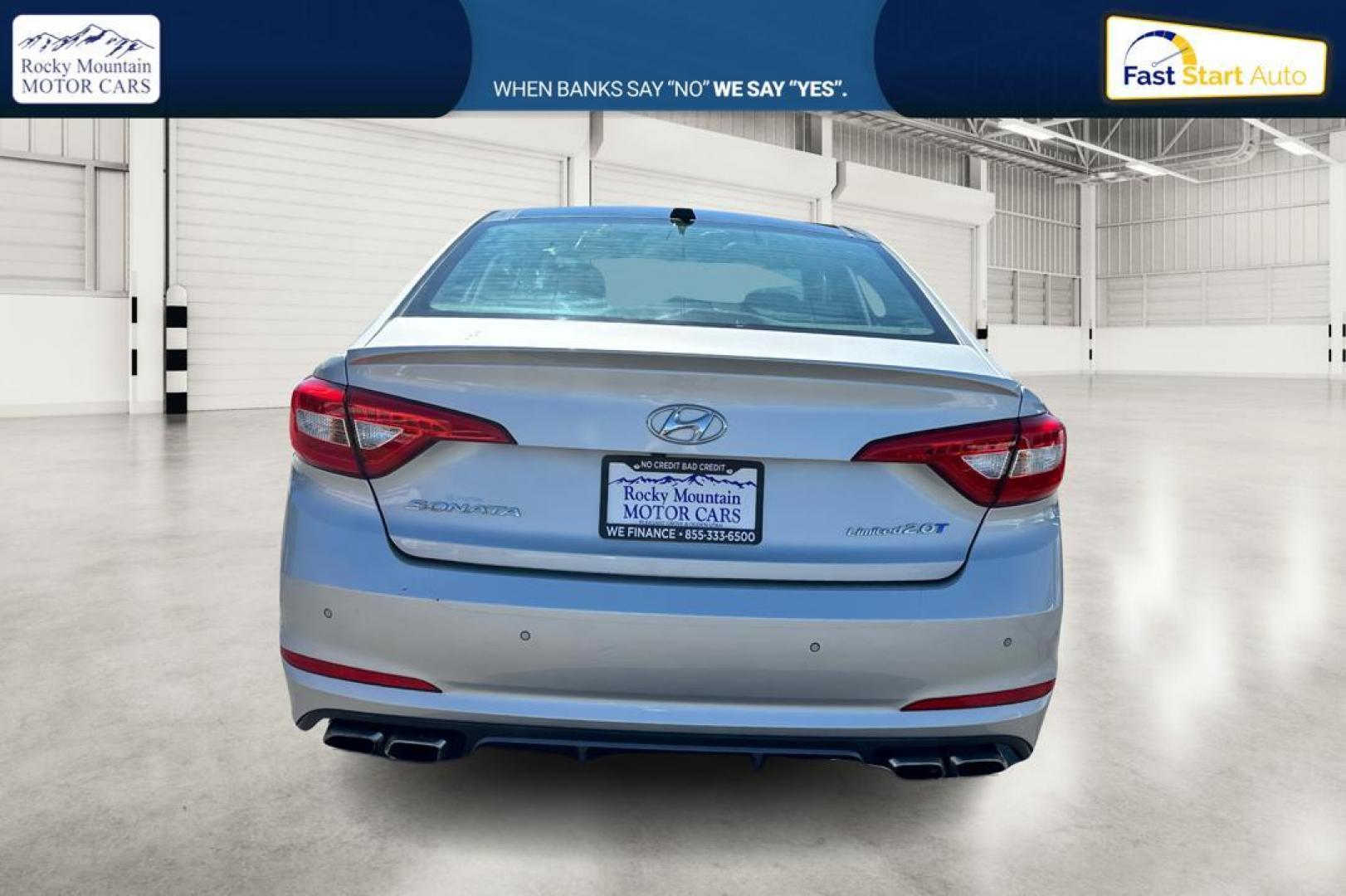 2017 Silver Hyundai Sonata Sport 2.0T (5NPE34AB2HH) with an 2.0L L4 DOHC 16V TURBO engine, 6A transmission, located at 767 S State Road, Pleasant Grove, UT, 84062, (801) 785-1058, 40.354839, -111.736687 - Photo#3