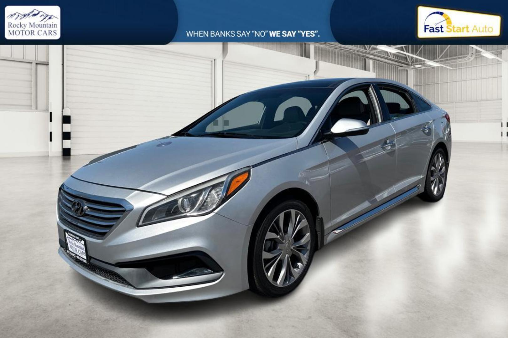 2017 Silver Hyundai Sonata Sport 2.0T (5NPE34AB2HH) with an 2.0L L4 DOHC 16V TURBO engine, 6A transmission, located at 767 S State Road, Pleasant Grove, UT, 84062, (801) 785-1058, 40.354839, -111.736687 - Photo#6