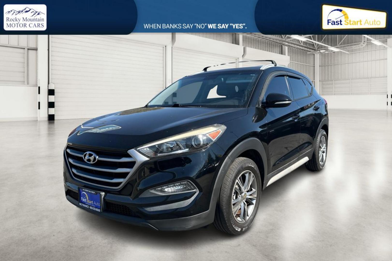 2017 Black Hyundai Tucson SE w/Preferred Package (KM8J33A41HU) with an 2.0L L4 DOHC 16V engine, 6A transmission, located at 7755 State Street, Midvale, UT, 84047, (801) 753-9063, 40.610329, -111.892159 - Photo#6