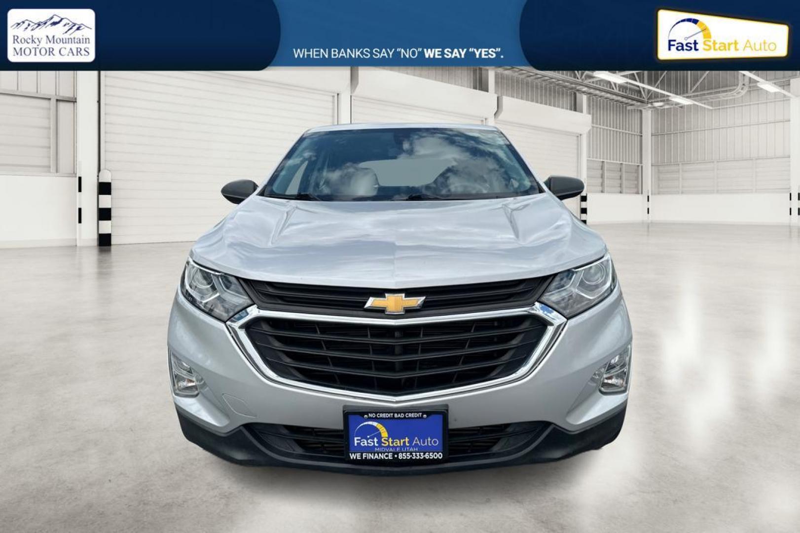 2018 Silver Chevrolet Equinox LS 2WD (2GNAXHEV2J6) with an 1.5L L4 DIR DOHC 16V TURBO engine, 6A transmission, located at 7755 State Street, Midvale, UT, 84047, (801) 753-9063, 40.610329, -111.892159 - Photo#7