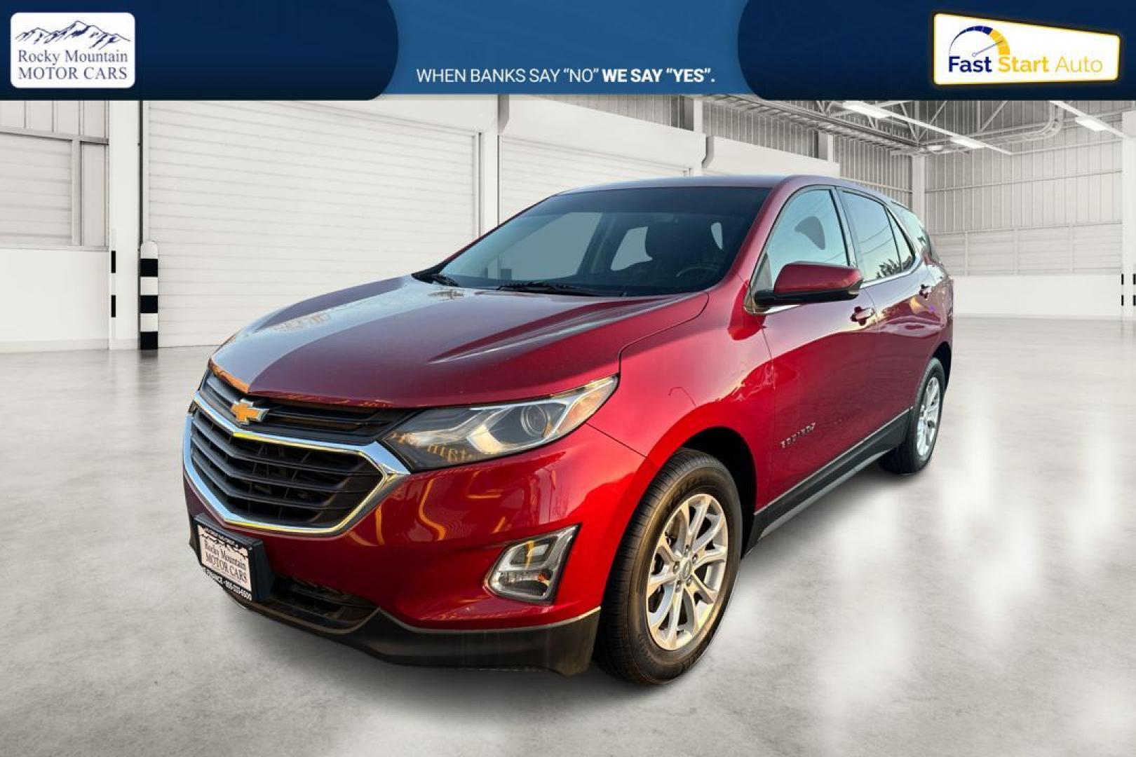 2018 Red Chevrolet Equinox LT 2WD (3GNAXJEV4JS) with an 1.5L L4 DIR DOHC 16V TURBO engine, 6A transmission, located at 344 S Washington Blvd, Ogden, UT, 84404, (801) 399-1799, 41.255482, -111.970848 - Photo#8