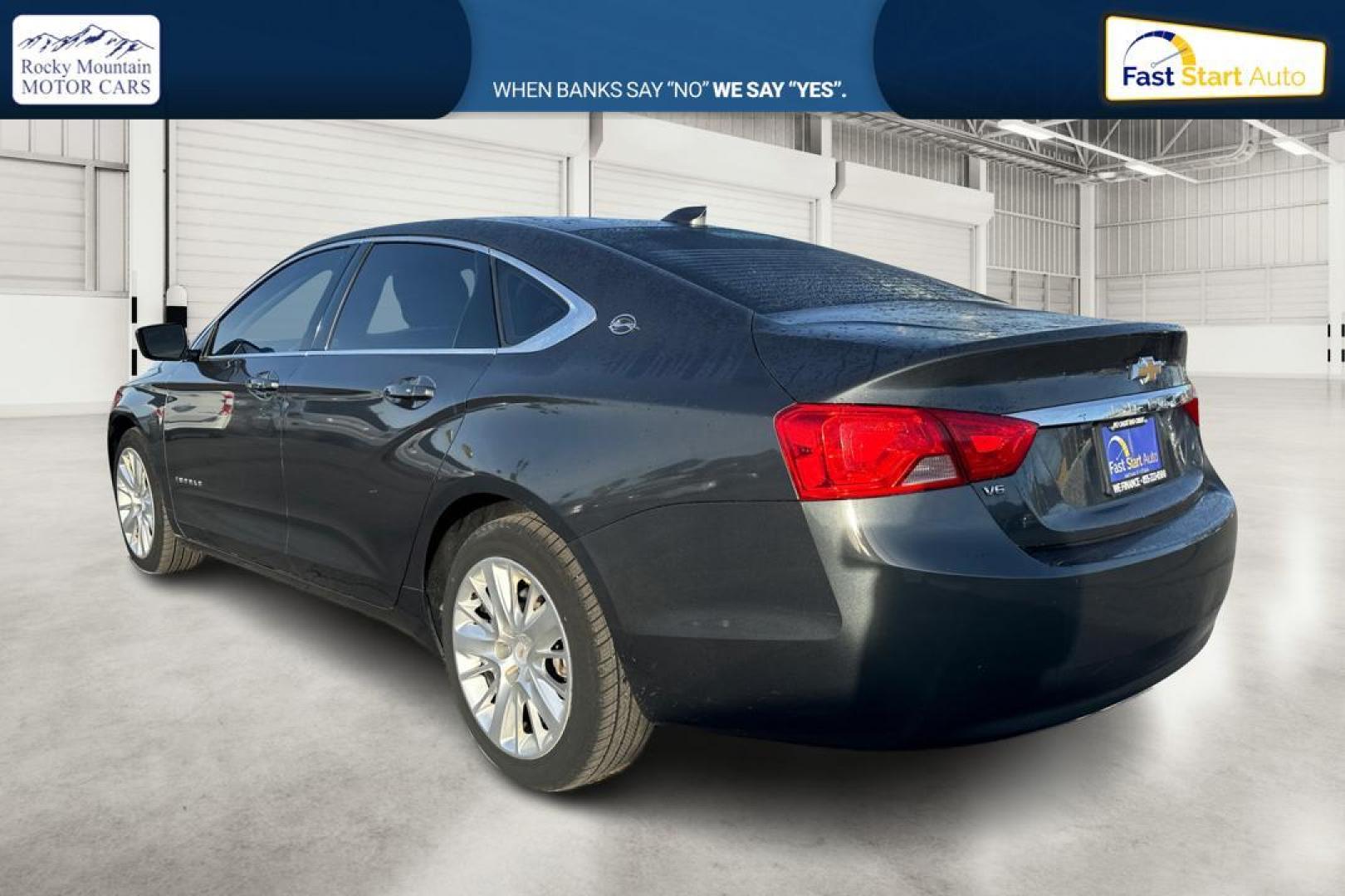 2018 Gray Chevrolet Impala LS Fleet (2G11X5S32J9) with an 3.6L V6 DOHC 24VV FFV engine, 6A transmission, located at 7755 State Street, Midvale, UT, 84047, (801) 753-9063, 40.610329, -111.892159 - Photo#5