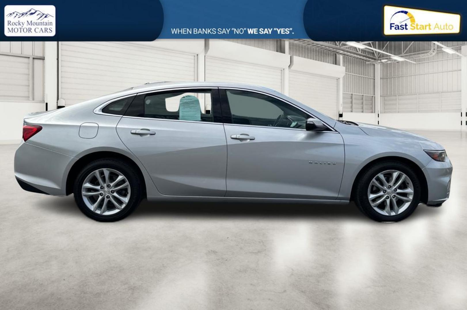 2018 Silver Chevrolet Malibu LT (1G1ZD5ST3JF) with an 1.5L L4 DOHC 16V engine, 6A transmission, located at 767 S State Road, Pleasant Grove, UT, 84062, (801) 785-1058, 40.354839, -111.736687 - Photo#1