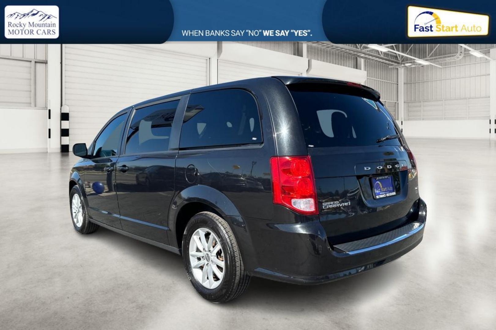 2018 Black Dodge Grand Caravan GT (2C4RDGEGXJR) with an 3.6L V6 DOHC 24V engine, 6A transmission, located at 7755 State Street, Midvale, UT, 84047, (801) 753-9063, 40.610329, -111.892159 - Photo#5