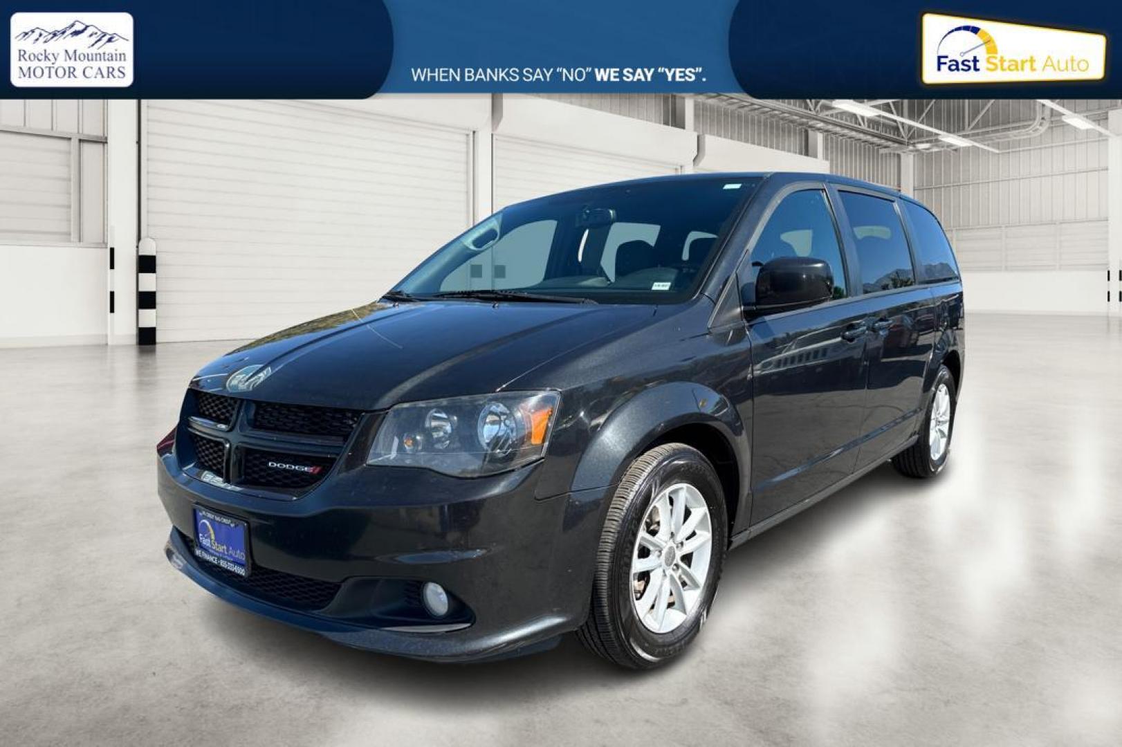 2018 Black Dodge Grand Caravan GT (2C4RDGEGXJR) with an 3.6L V6 DOHC 24V engine, 6A transmission, located at 7755 State Street, Midvale, UT, 84047, (801) 753-9063, 40.610329, -111.892159 - Photo#8