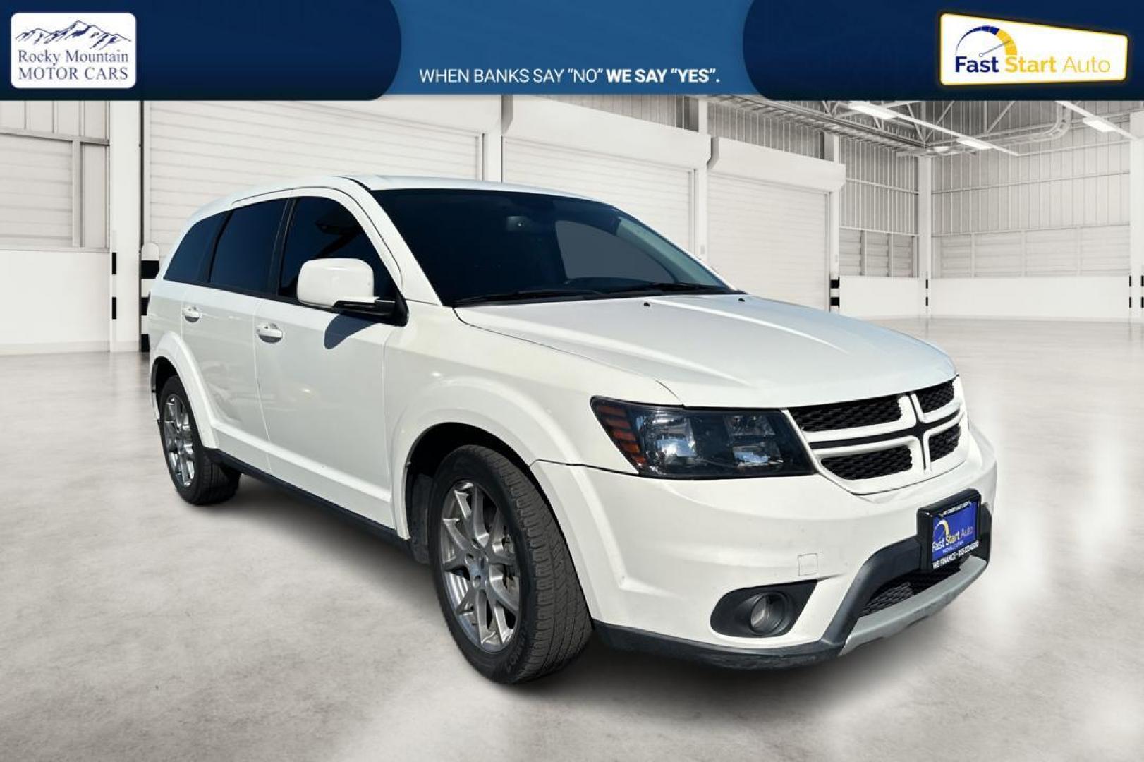 2018 White Dodge Journey GT (3C4PDCEG8JT) with an 3.6L V6 DOHC 24V engine, 6A transmission, located at 7755 State Street, Midvale, UT, 84047, (801) 753-9063, 40.610329, -111.892159 - Photo#0