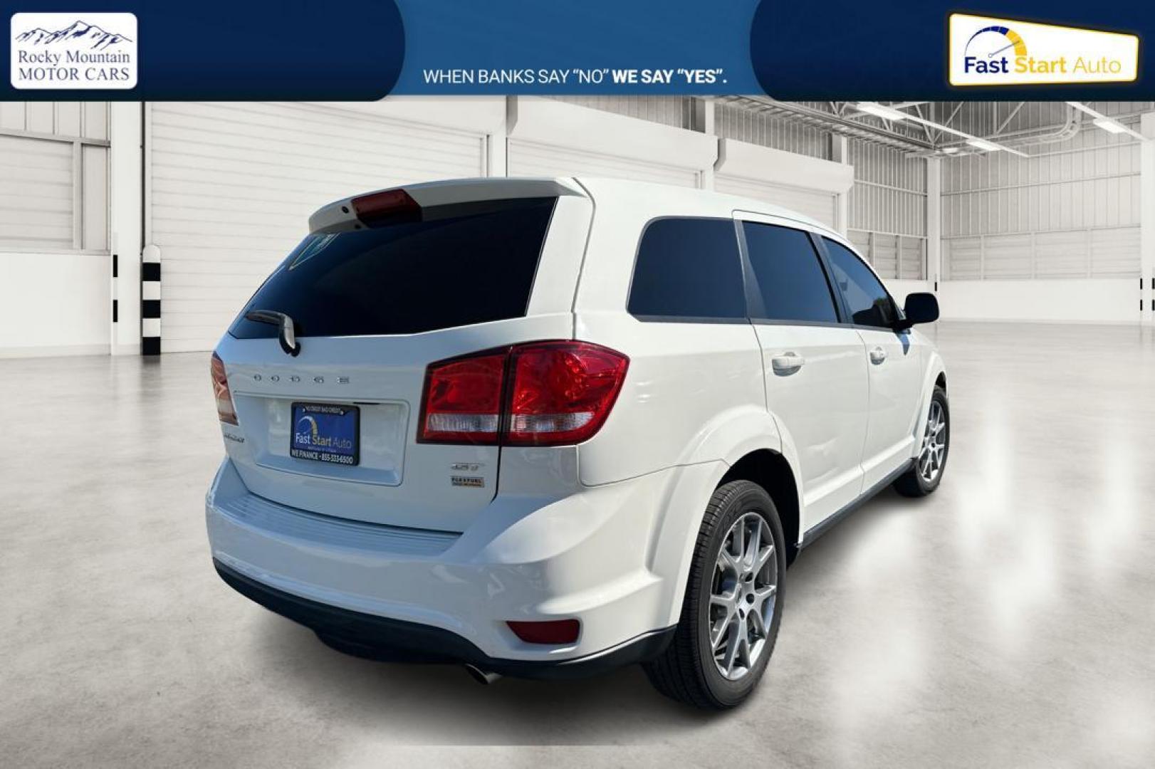 2018 White Dodge Journey GT (3C4PDCEG8JT) with an 3.6L V6 DOHC 24V engine, 6A transmission, located at 7755 State Street, Midvale, UT, 84047, (801) 753-9063, 40.610329, -111.892159 - Photo#2