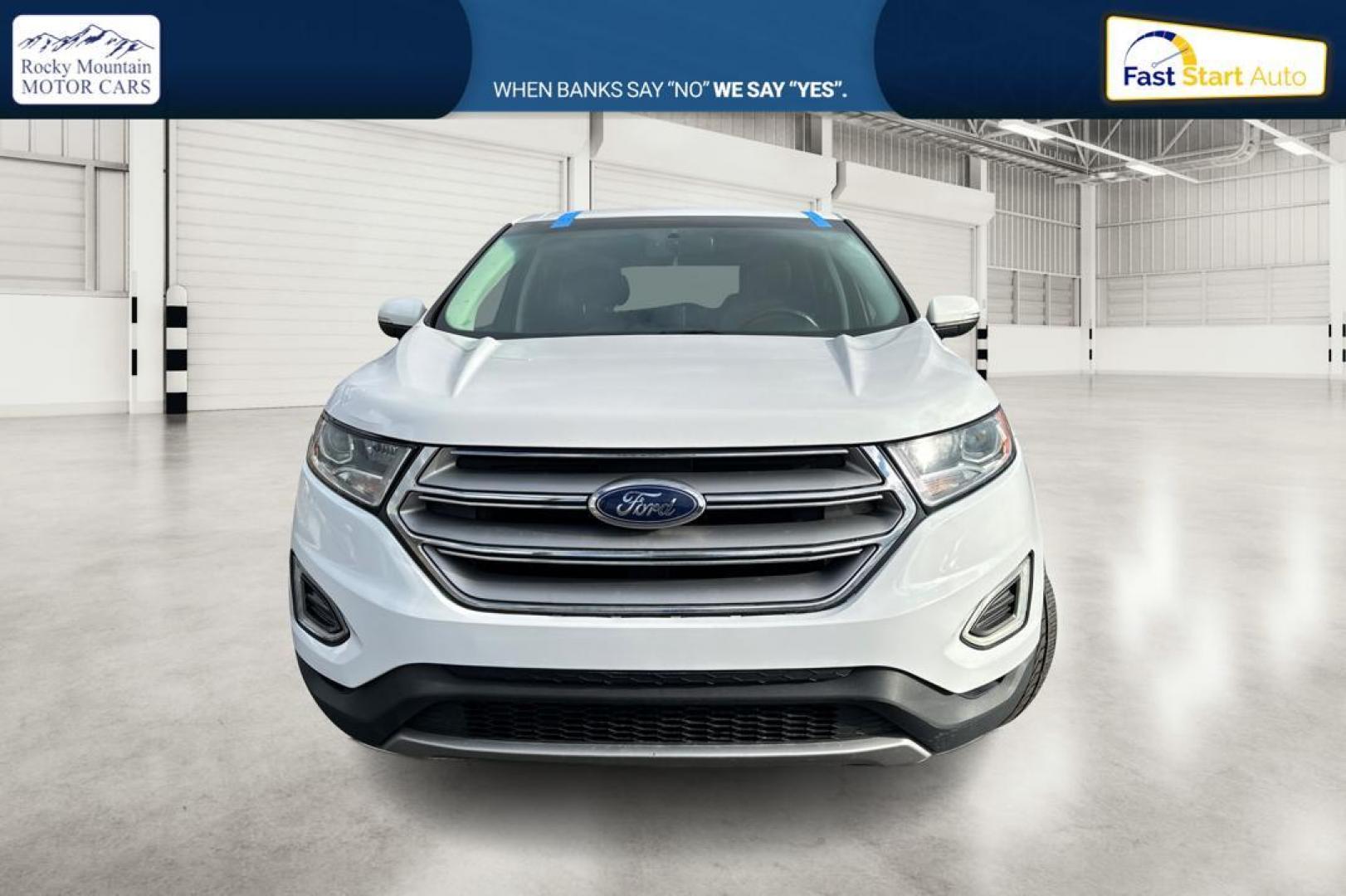 2018 White Ford Edge SEL FWD (2FMPK3J94JB) with an 2.0L L4 DOHC 16V engine, 6A transmission, located at 767 S State Road, Pleasant Grove, UT, 84062, (801) 785-1058, 40.354839, -111.736687 - Photo#9