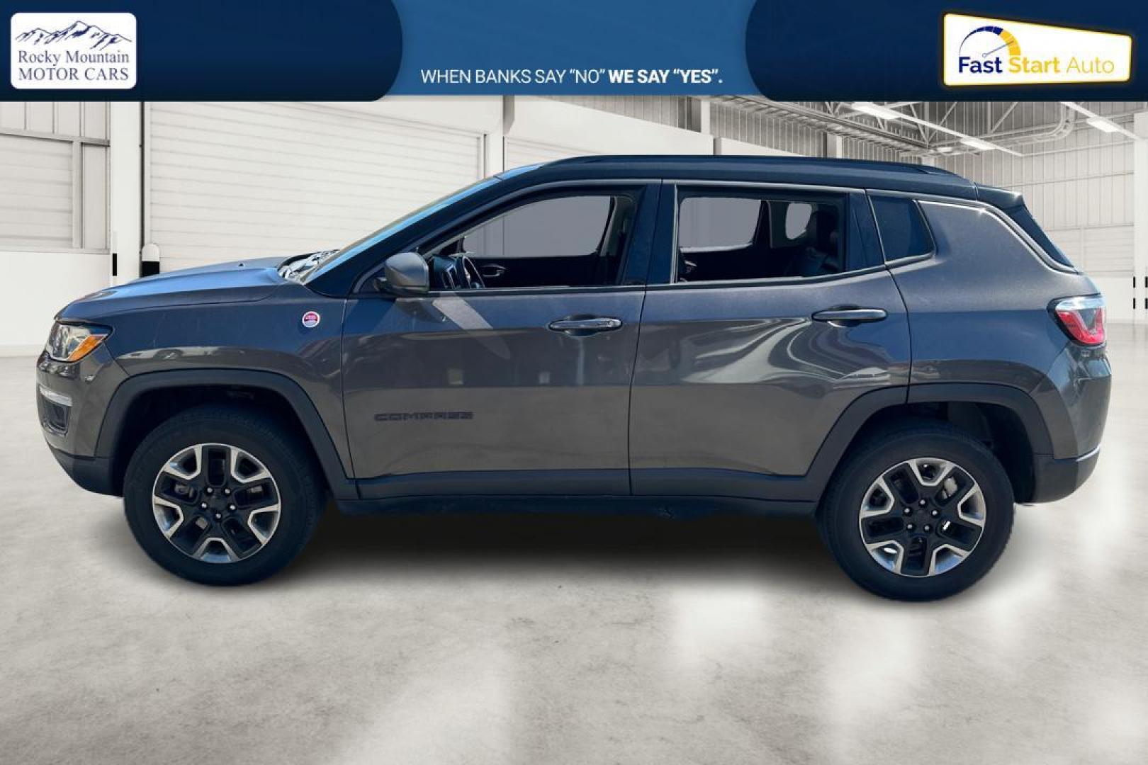 2018 Gray Jeep Compass Limited 4WD (3C4NJDDB2JT) with an 2.4L L4 DOHC 16V engine, CVT transmission, located at 7755 State Street, Midvale, UT, 84047, (801) 753-9063, 40.610329, -111.892159 - Photo#5