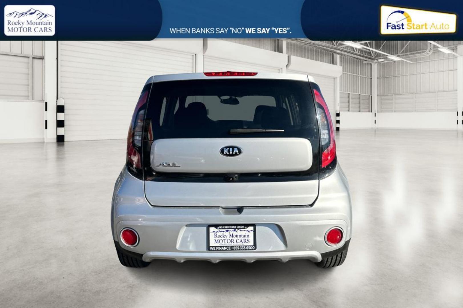 2018 Silver Kia Soul + (KNDJP3A51J7) with an 2.0L L4 DOHC 16V engine, 6A transmission, located at 767 S State Road, Pleasant Grove, UT, 84062, (801) 785-1058, 40.354839, -111.736687 - Photo#4