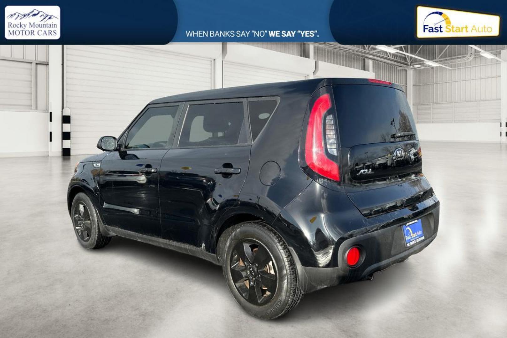 2018 Black Kia Soul Base 6M (KNDJN2A20J7) with an 1.6L L4 DOHC 16V engine, 6M transmission, located at 7755 State Street, Midvale, UT, 84047, (801) 753-9063, 40.610329, -111.892159 - Photo#5