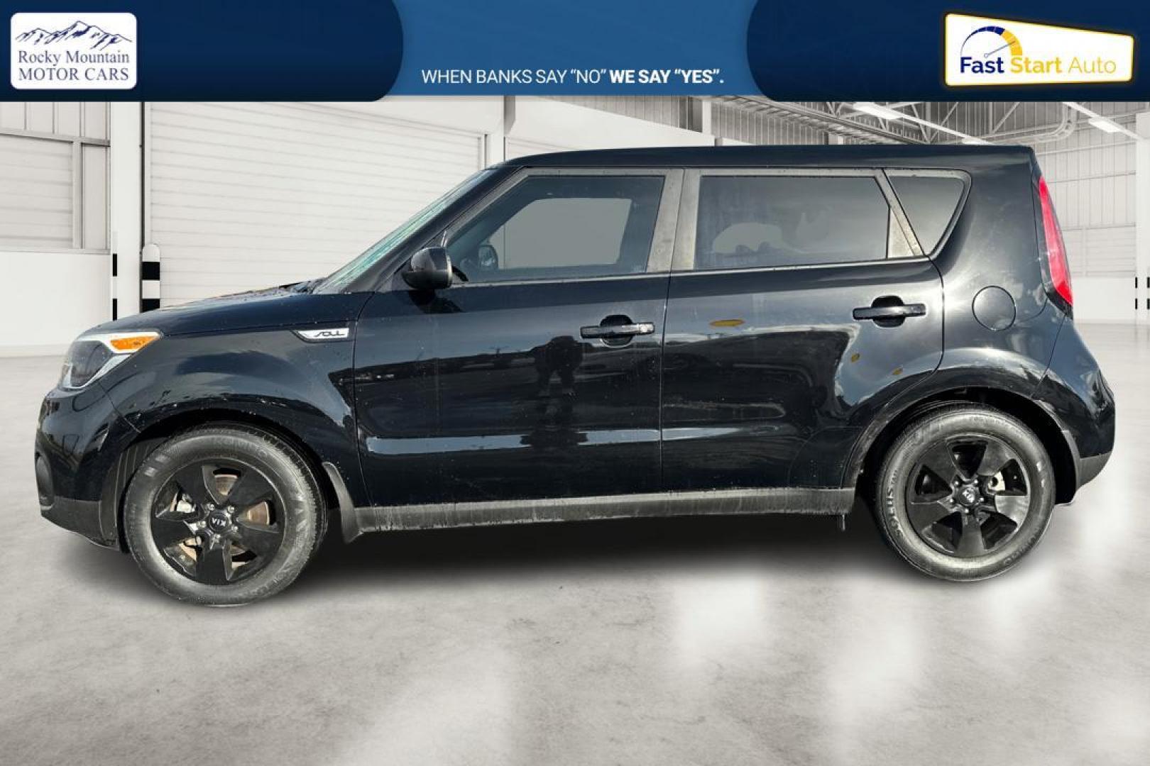 2018 Black Kia Soul Base 6M (KNDJN2A20J7) with an 1.6L L4 DOHC 16V engine, 6M transmission, located at 7755 State Street, Midvale, UT, 84047, (801) 753-9063, 40.610329, -111.892159 - Photo#6