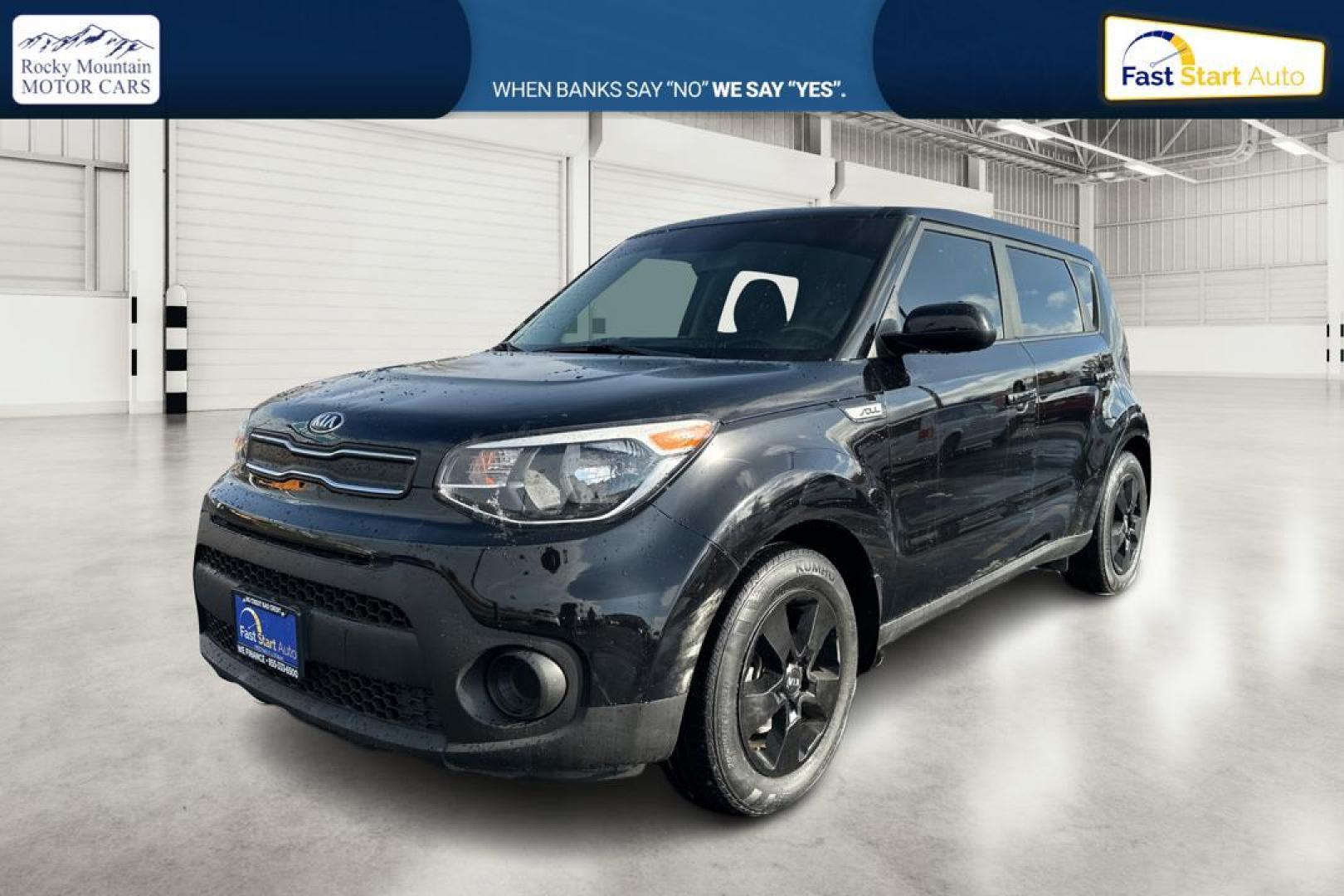 2018 Black Kia Soul Base 6M (KNDJN2A20J7) with an 1.6L L4 DOHC 16V engine, 6M transmission, located at 7755 State Street, Midvale, UT, 84047, (801) 753-9063, 40.610329, -111.892159 - Photo#8