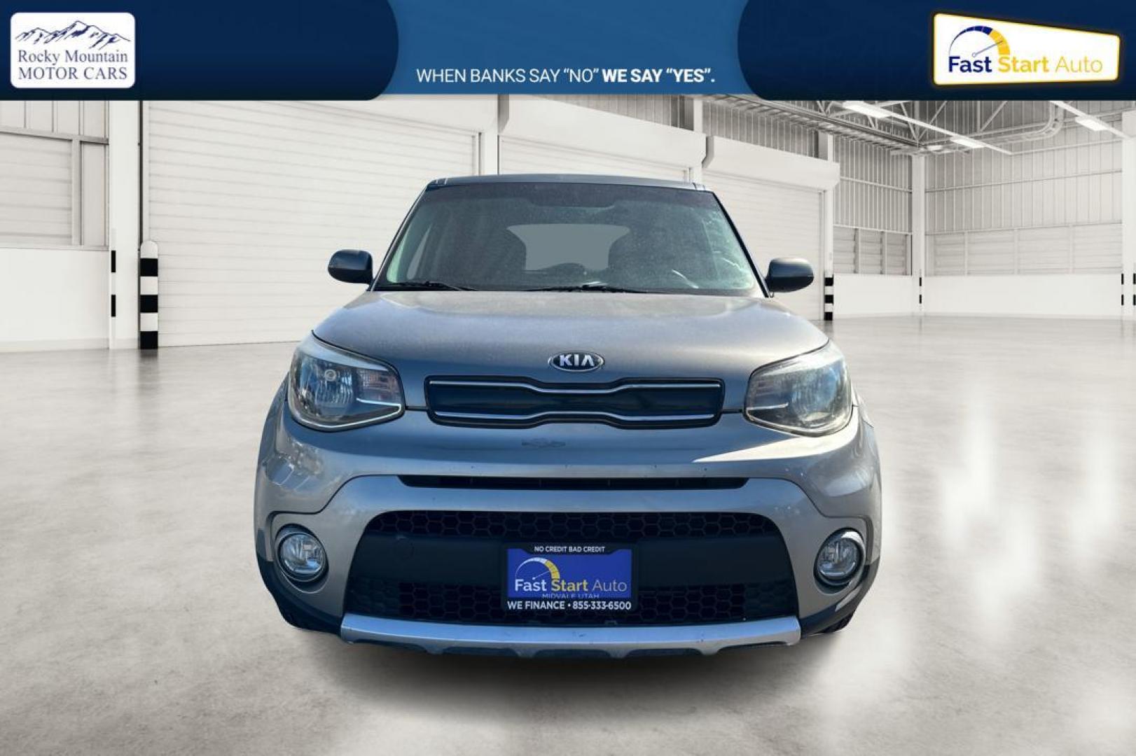 2018 Gray Kia Soul + (KNDJP3A56J7) with an 2.0L L4 DOHC 16V engine, 6A transmission, located at 7755 State Street, Midvale, UT, 84047, (801) 753-9063, 40.610329, -111.892159 - Photo#9