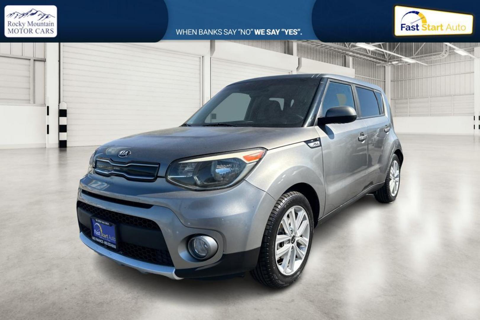 2018 Gray Kia Soul + (KNDJP3A56J7) with an 2.0L L4 DOHC 16V engine, 6A transmission, located at 7755 State Street, Midvale, UT, 84047, (801) 753-9063, 40.610329, -111.892159 - Photo#8