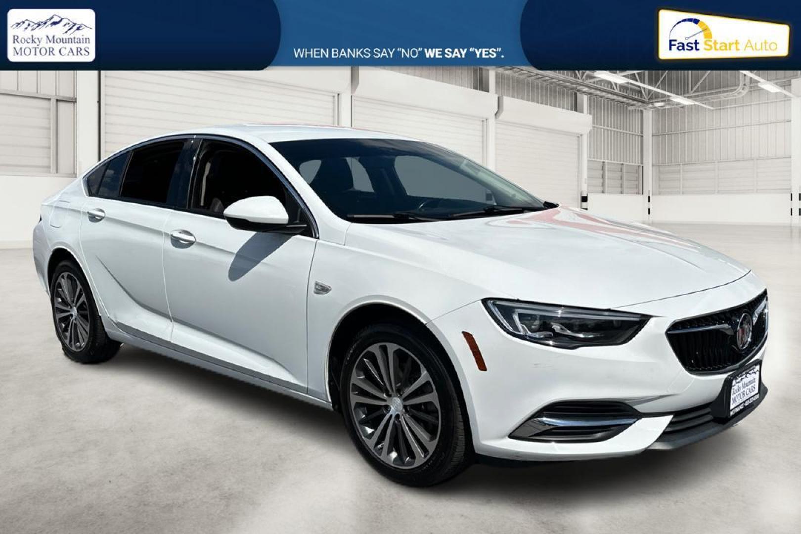 2019 White Buick Regal Preferred (W04GL6SX5K1) with an 2.0L L4 DOHC 16V engine, 9A transmission, located at 767 S State Road, Pleasant Grove, UT, 84062, (801) 785-1058, 40.354839, -111.736687 - Photo#0