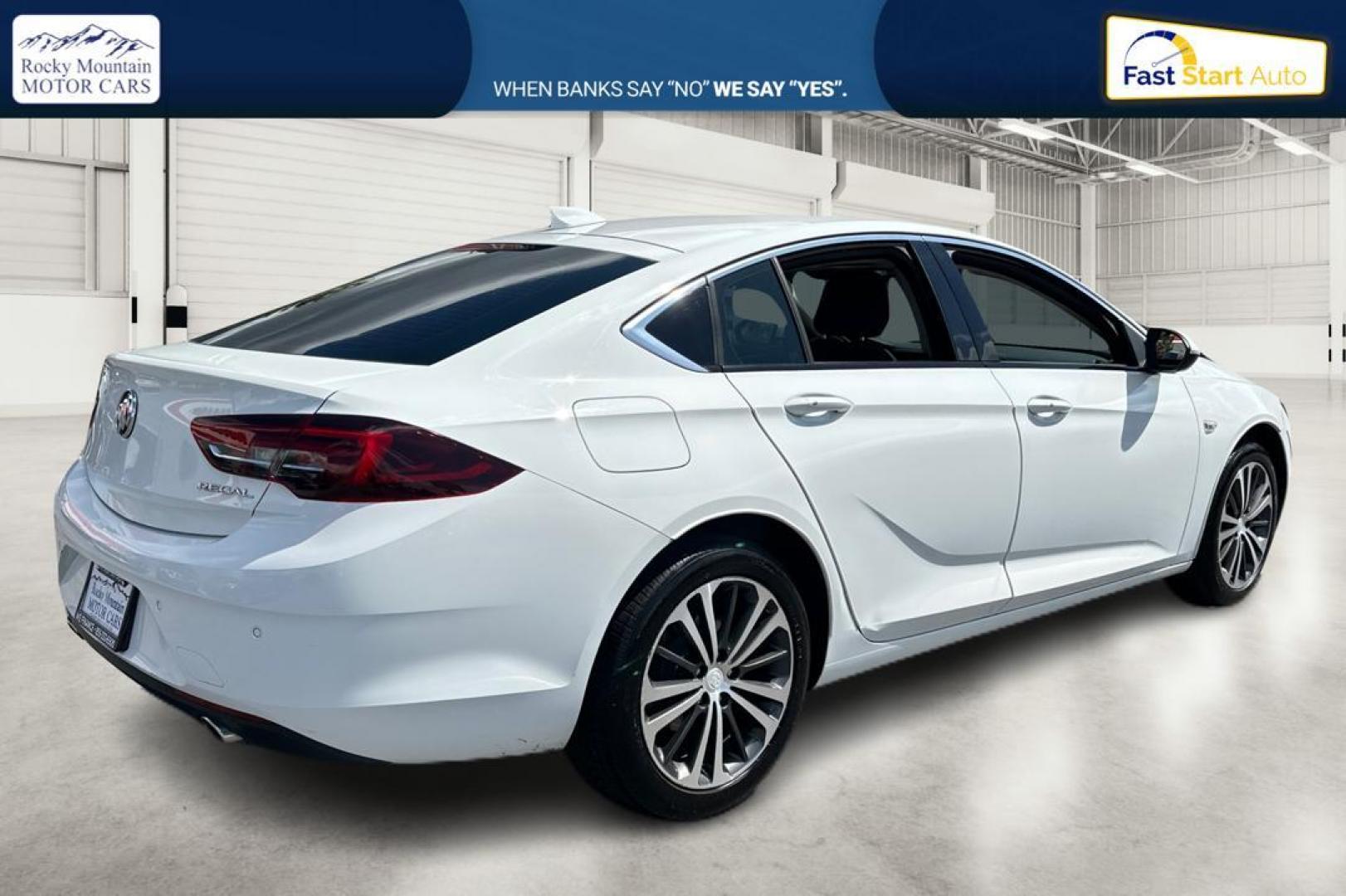 2019 White Buick Regal Preferred (W04GL6SX5K1) with an 2.0L L4 DOHC 16V engine, 9A transmission, located at 767 S State Road, Pleasant Grove, UT, 84062, (801) 785-1058, 40.354839, -111.736687 - Photo#2