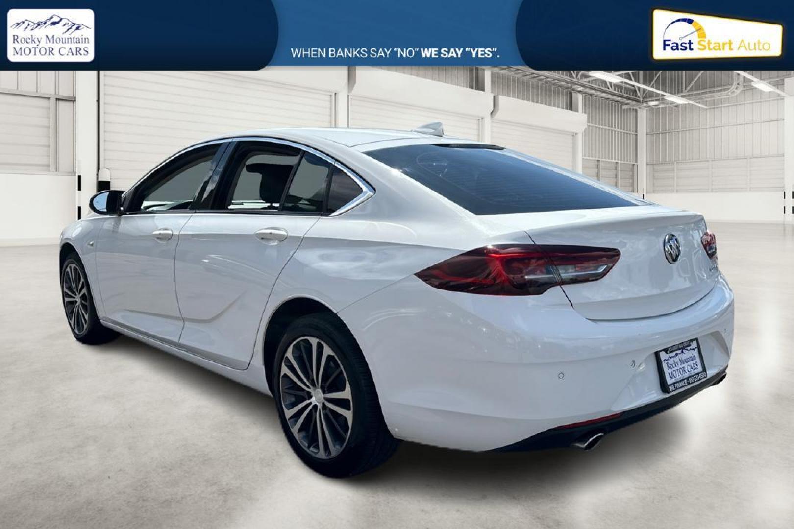 2019 White Buick Regal Preferred (W04GL6SX5K1) with an 2.0L L4 DOHC 16V engine, 9A transmission, located at 767 S State Road, Pleasant Grove, UT, 84062, (801) 785-1058, 40.354839, -111.736687 - Photo#4