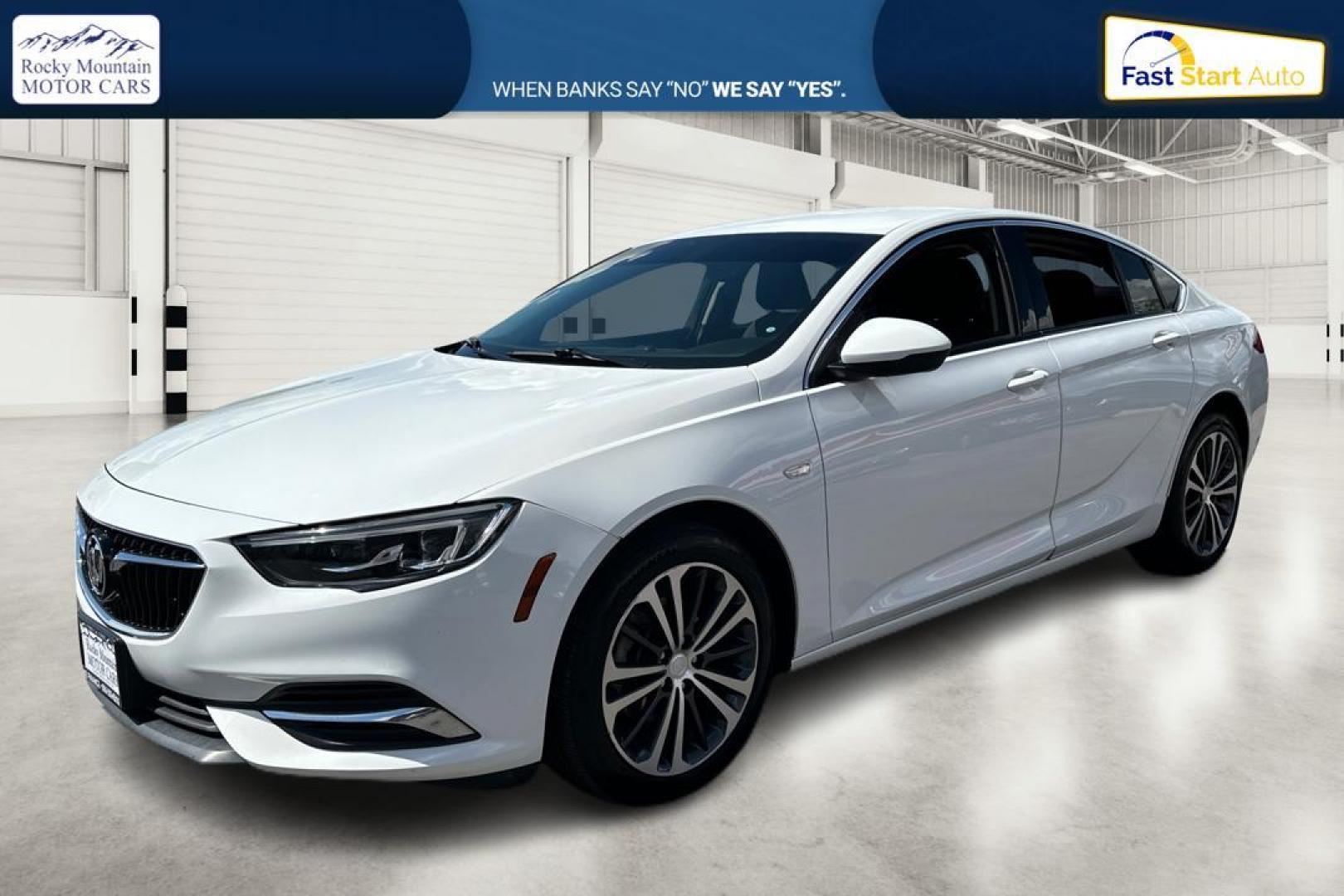 2019 White Buick Regal Preferred (W04GL6SX5K1) with an 2.0L L4 DOHC 16V engine, 9A transmission, located at 767 S State Road, Pleasant Grove, UT, 84062, (801) 785-1058, 40.354839, -111.736687 - Photo#6