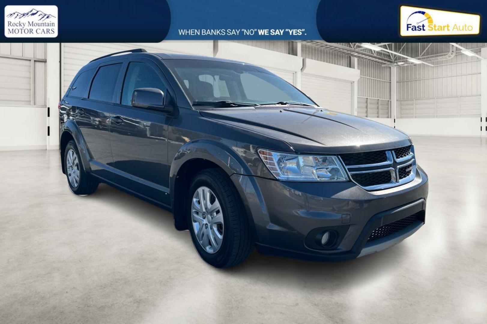 2019 Gray Dodge Journey SE (3C4PDCBB7KT) with an 2.4L L6 DOHC 16V engine, 4A transmission, located at 7755 State Street, Midvale, UT, 84047, (801) 753-9063, 40.610329, -111.892159 - Photo#0