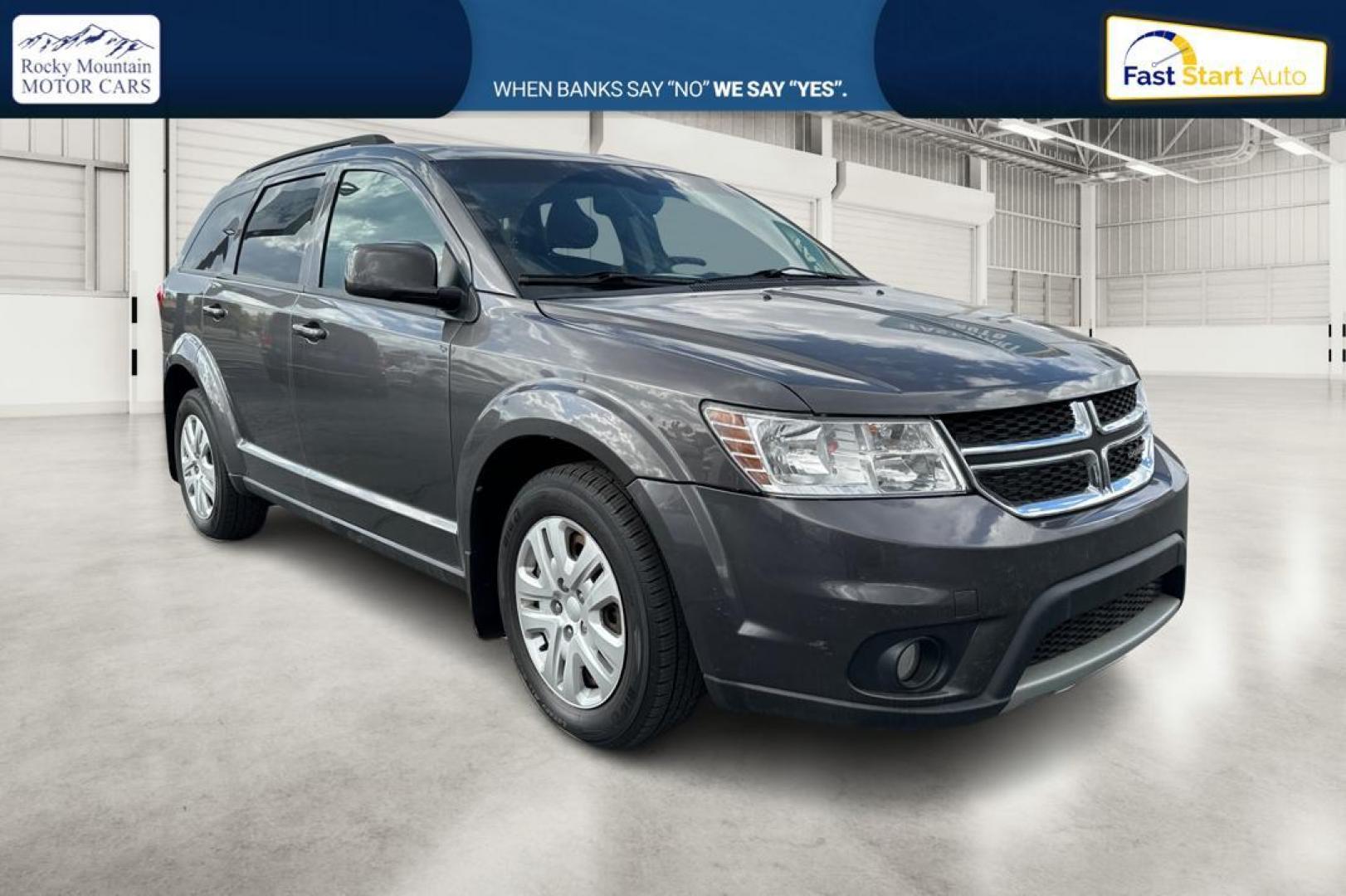 2019 Gray Dodge Journey SE (3C4PDCBB7KT) with an 2.4L L6 DOHC 16V engine, 4A transmission, located at 7755 State Street, Midvale, UT, 84047, (801) 753-9063, 40.610329, -111.892159 - Photo#0