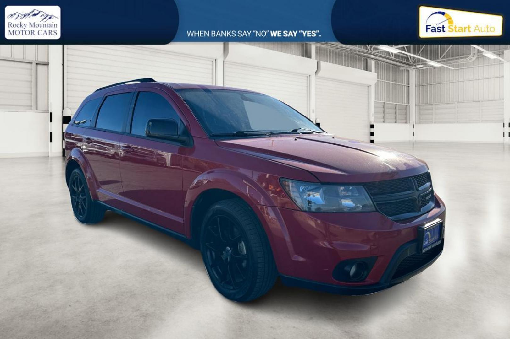 2019 Red Dodge Journey SE (3C4PDCBB0KT) with an 2.4L L6 DOHC 16V engine, 4A transmission, located at 7755 State Street, Midvale, UT, 84047, (801) 753-9063, 40.610329, -111.892159 - Photo#0