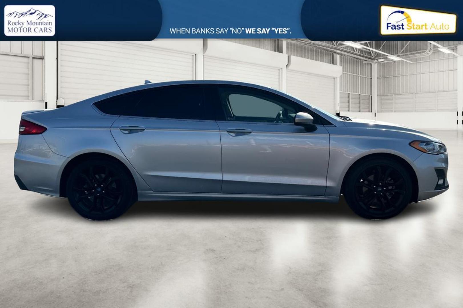 2019 Silver Ford Fusion SE (3FA6P0HD0KR) with an 1.5L L4 DOHC 16V engine, 6A transmission, located at 7755 State Street, Midvale, UT, 84047, (801) 753-9063, 40.610329, -111.892159 - Photo#1