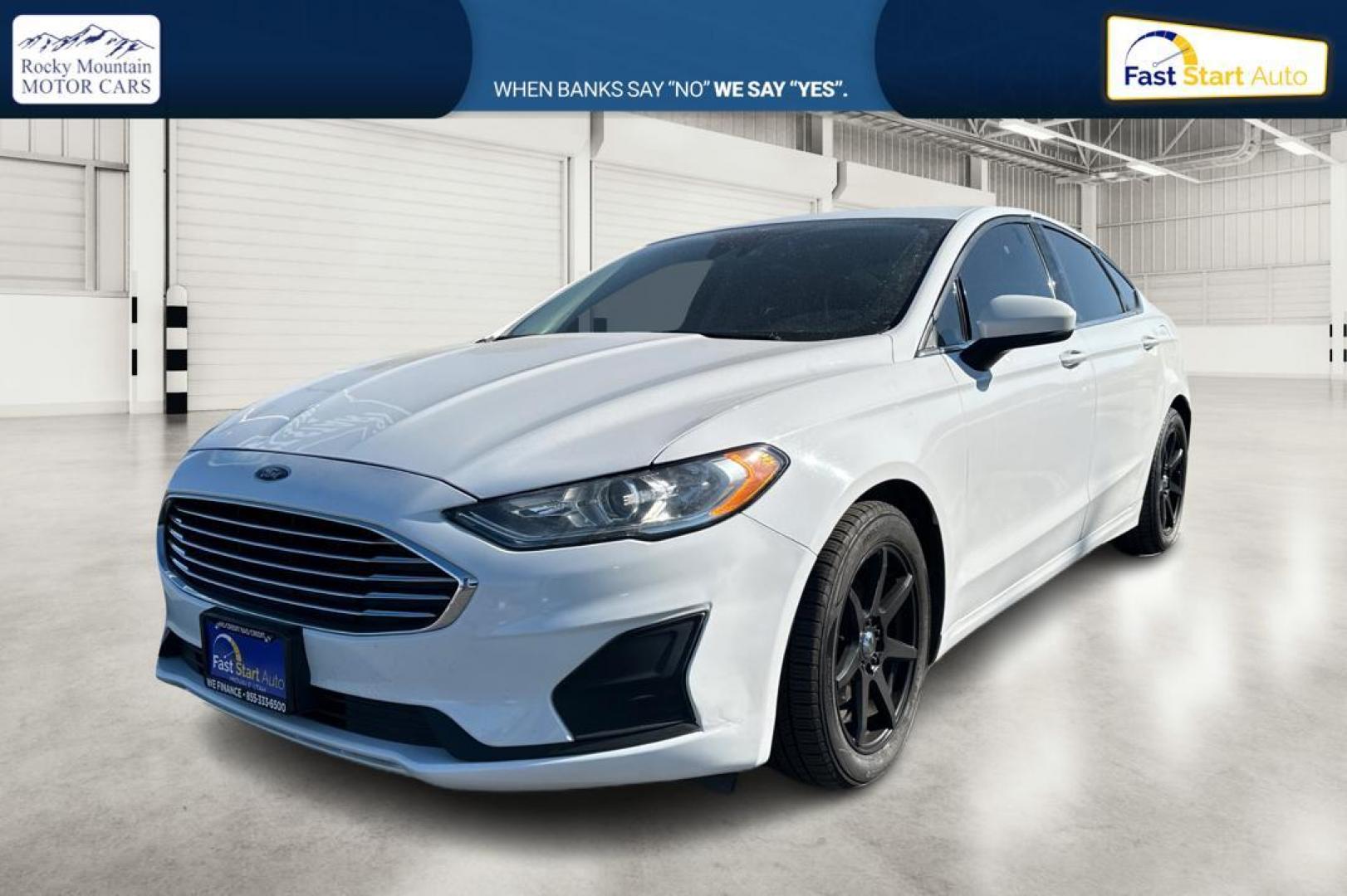 2019 White Ford Fusion SE (3FA6P0HD1KR) with an 1.5L L4 DOHC 16V engine, 6A transmission, located at 7755 State Street, Midvale, UT, 84047, (801) 753-9063, 40.610329, -111.892159 - Photo#8