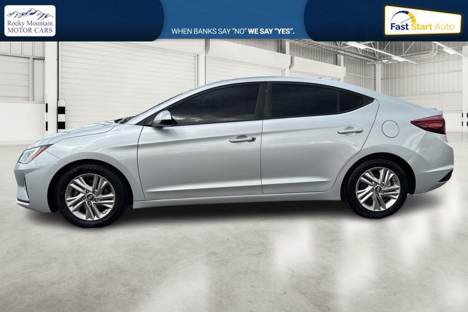 2019 Silver Hyundai Elantra Limited (5NPD84LF0KH) with an 1.8L L4 DOHC 16V engine, 6A transmission, located at 767 S State Road, Pleasant Grove, UT, 84062, (801) 785-1058, 40.354839, -111.736687 - Photo#6