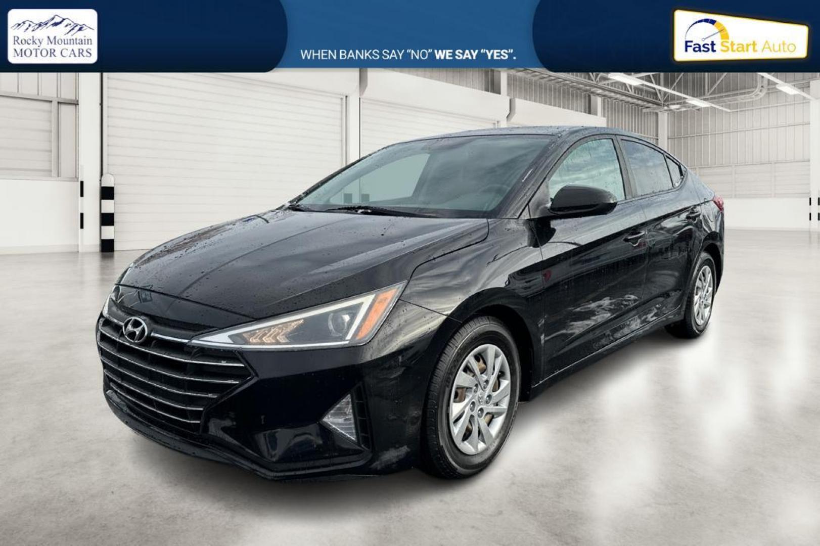 2019 Black Hyundai Elantra SE 6AT (KMHD74LF7KU) with an 1.8L L4 DOHC 16V engine, 6A transmission, located at 7755 State Street, Midvale, UT, 84047, (801) 753-9063, 40.610329, -111.892159 - Photo#8