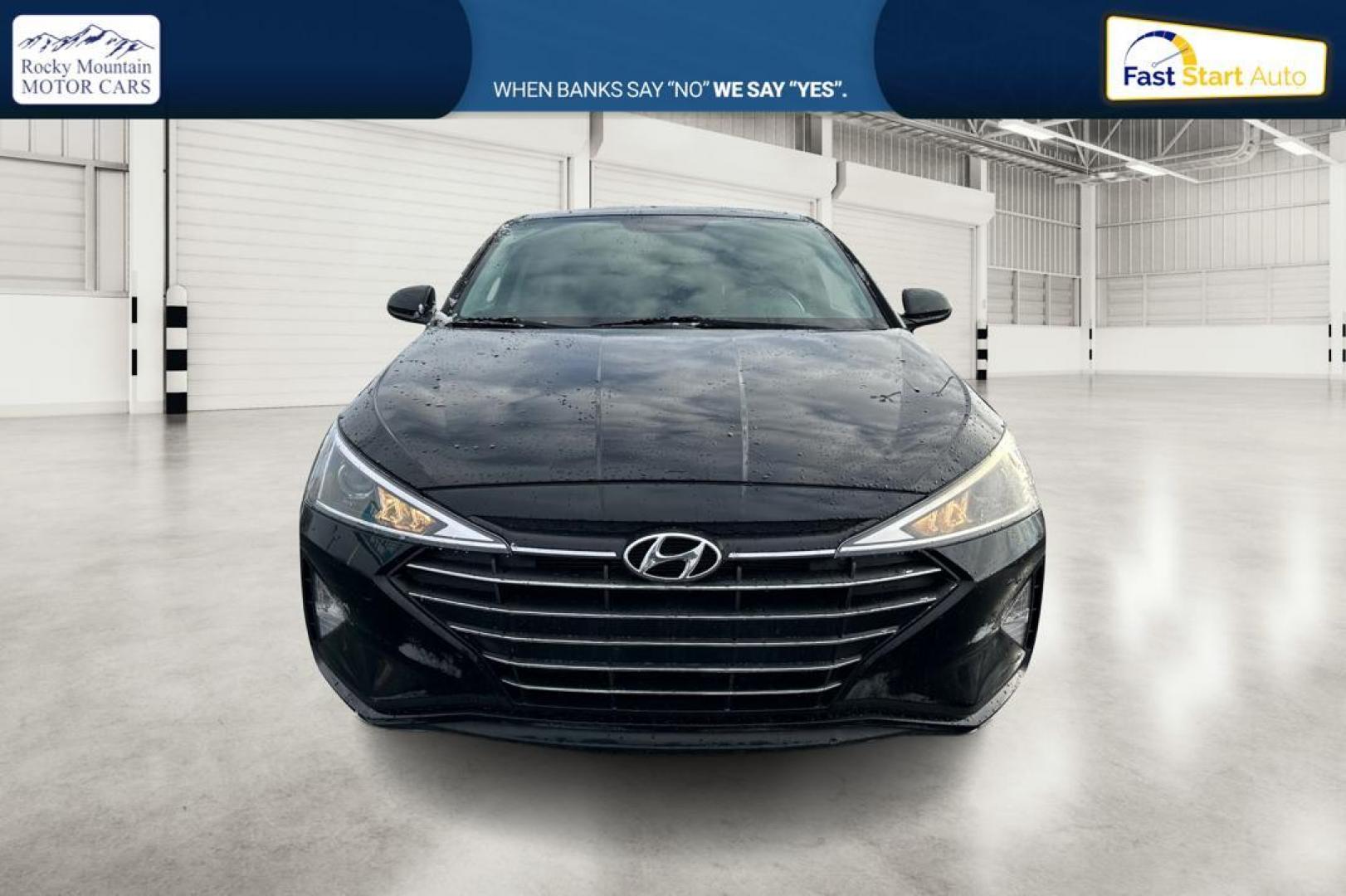 2019 Black Hyundai Elantra SE 6AT (KMHD74LF7KU) with an 1.8L L4 DOHC 16V engine, 6A transmission, located at 7755 State Street, Midvale, UT, 84047, (801) 753-9063, 40.610329, -111.892159 - Photo#9