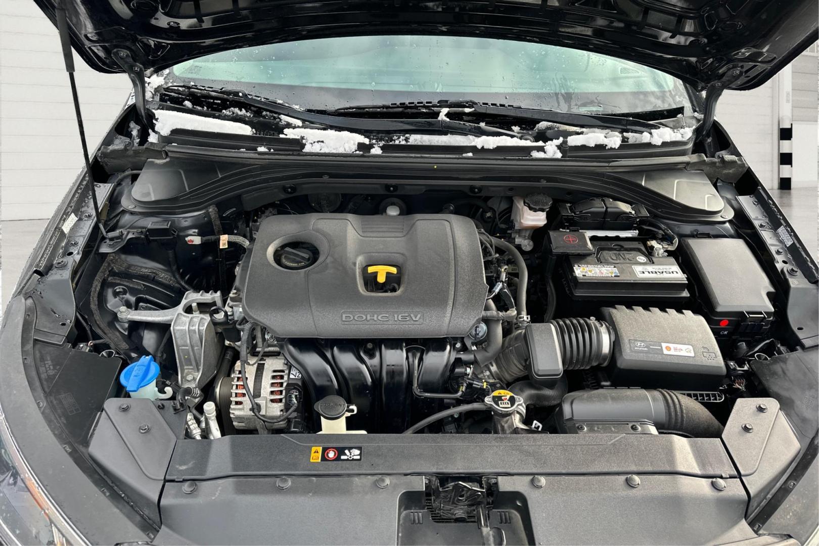 2019 Black Hyundai Elantra SE 6AT (KMHD74LF7KU) with an 1.8L L4 DOHC 16V engine, 6A transmission, located at 7755 State Street, Midvale, UT, 84047, (801) 753-9063, 40.610329, -111.892159 - Photo#10