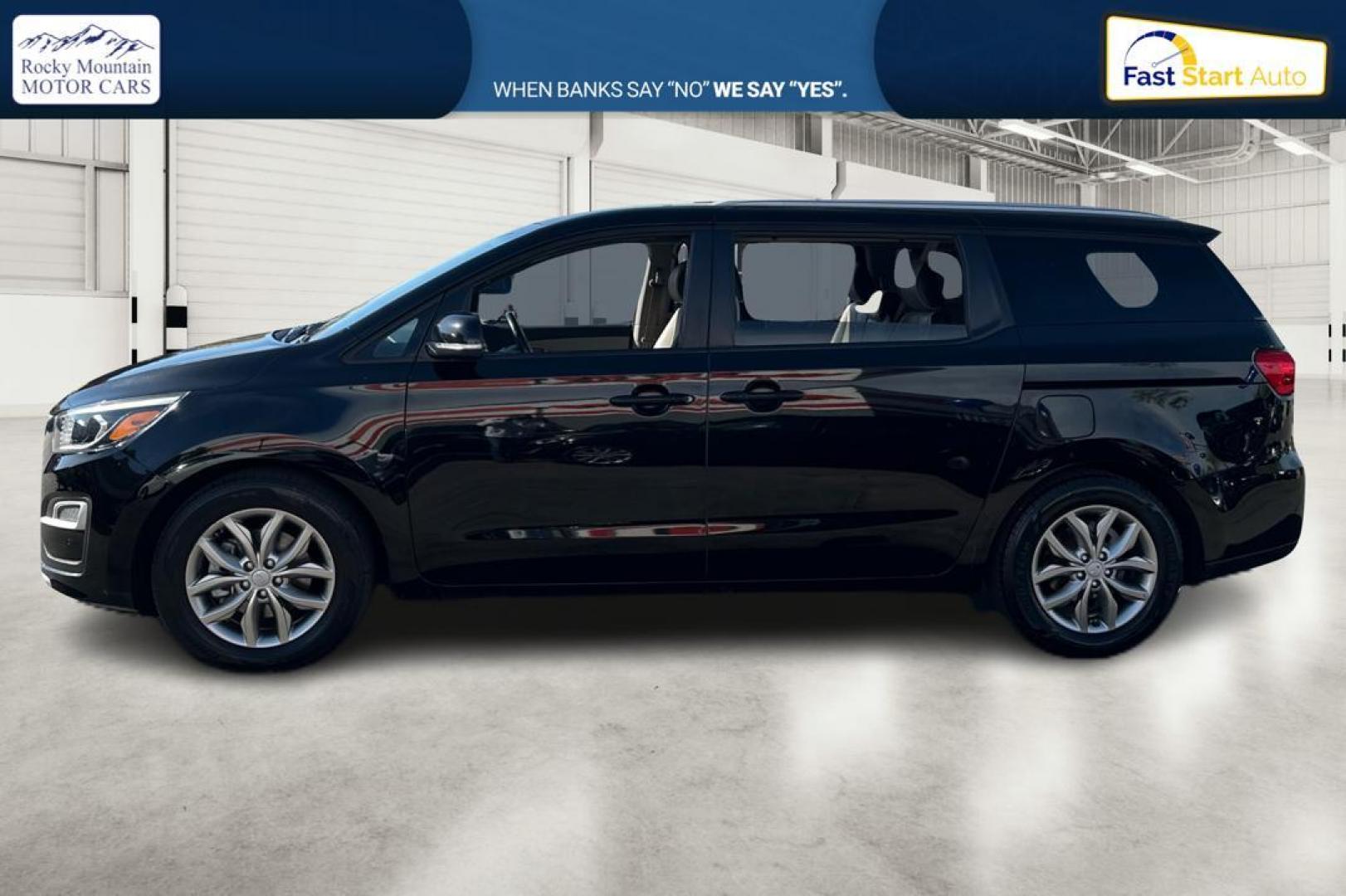 2019 Black Kia Sedona LX (KNDMB5C15K6) with an 3.3L V6 DOHC 24V engine, 6A transmission, located at 767 S State Road, Pleasant Grove, UT, 84062, (801) 785-1058, 40.354839, -111.736687 - Photo#6