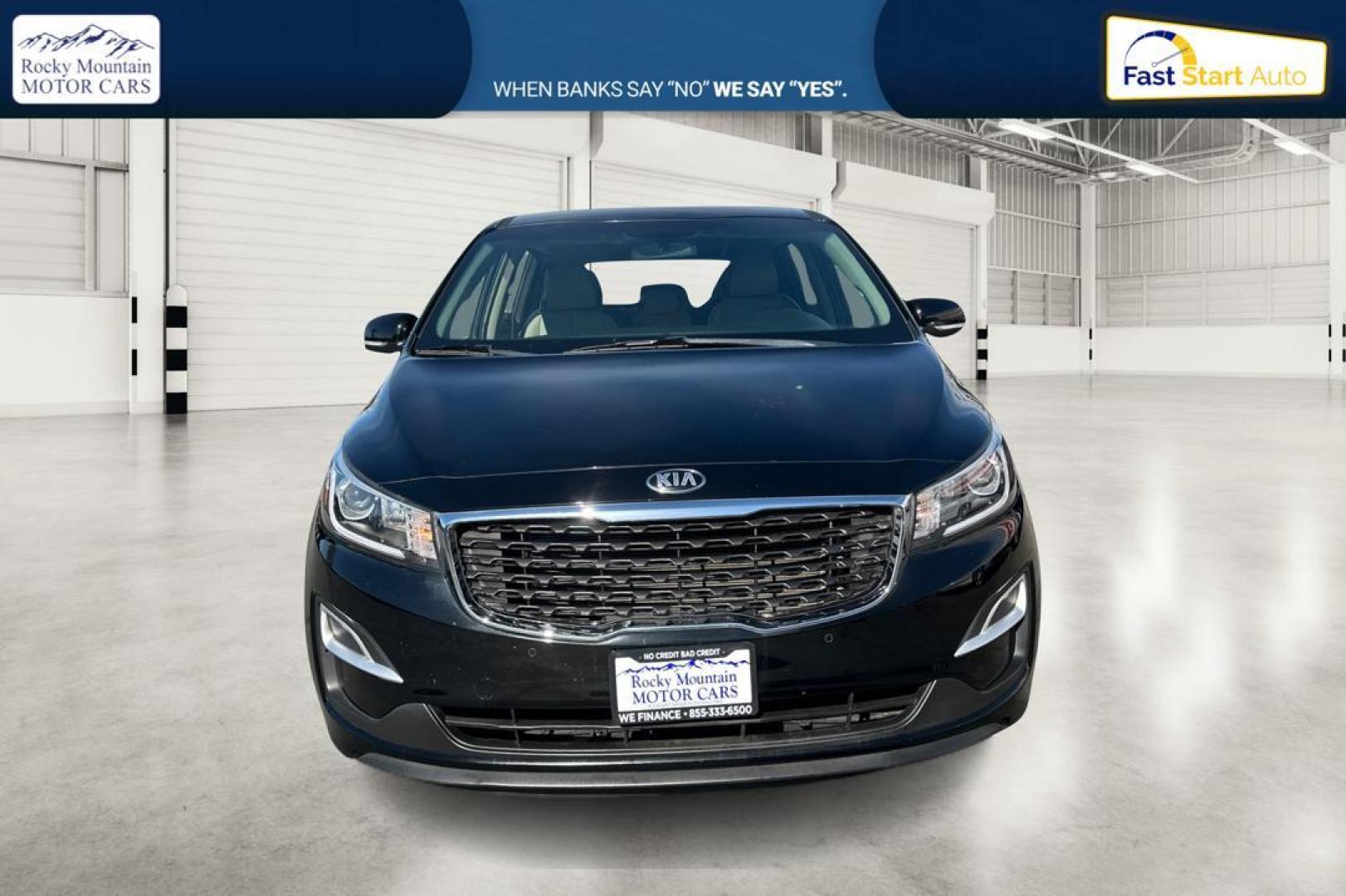 2019 Black Kia Sedona LX (KNDMB5C15K6) with an 3.3L V6 DOHC 24V engine, 6A transmission, located at 767 S State Road, Pleasant Grove, UT, 84062, (801) 785-1058, 40.354839, -111.736687 - Photo#9