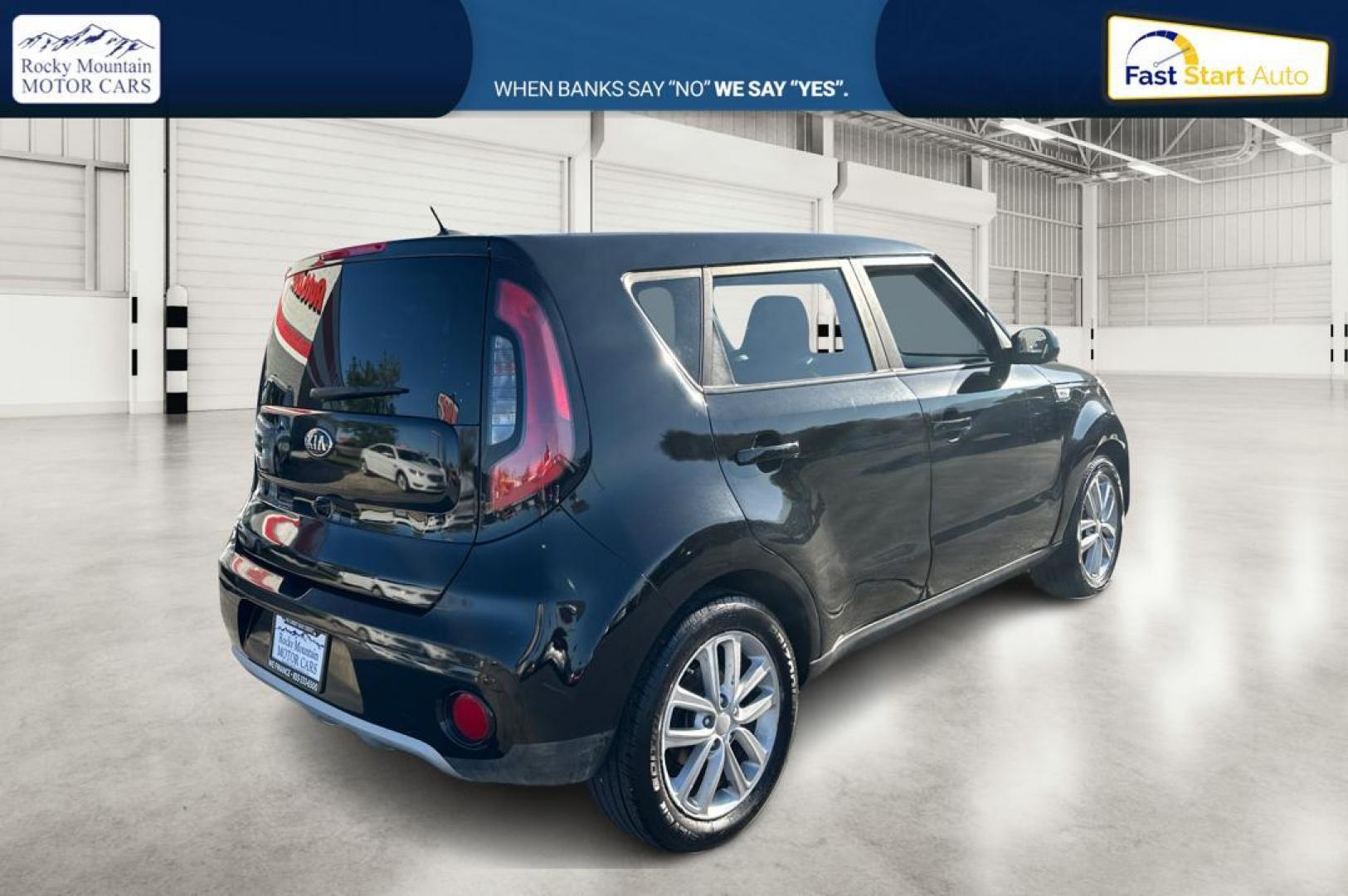 2019 Black Kia Soul + (KNDJP3A59K7) with an 2.0L L4 DOHC 16V engine, 6A transmission, located at 767 S State Road, Pleasant Grove, UT, 84062, (801) 785-1058, 40.354839, -111.736687 - Photo#2