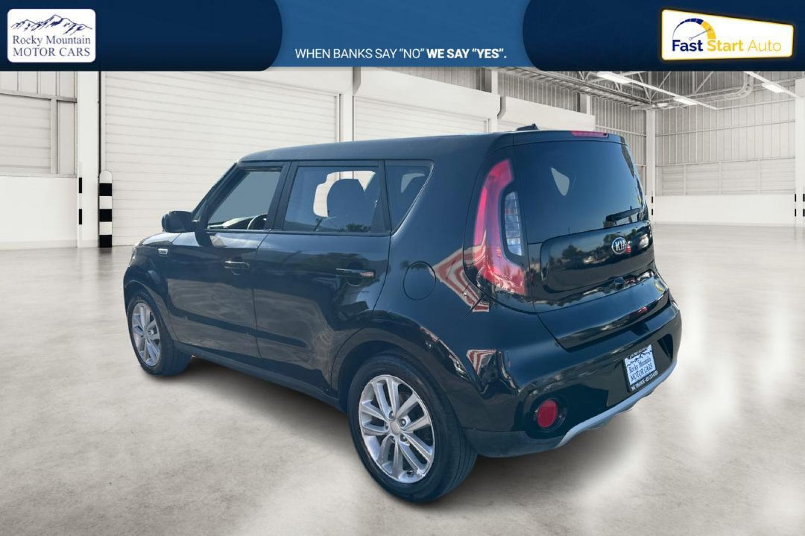 2019 Black Kia Soul + (KNDJP3A59K7) with an 2.0L L4 DOHC 16V engine, 6A transmission, located at 767 S State Road, Pleasant Grove, UT, 84062, (801) 785-1058, 40.354839, -111.736687 - Photo#4